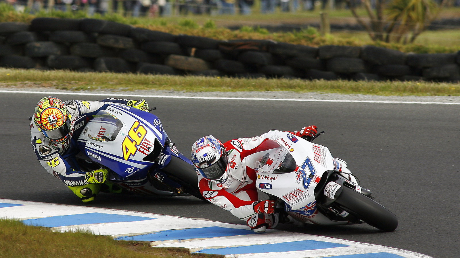 Stoner and Rossi, Australian MotoGP 2009