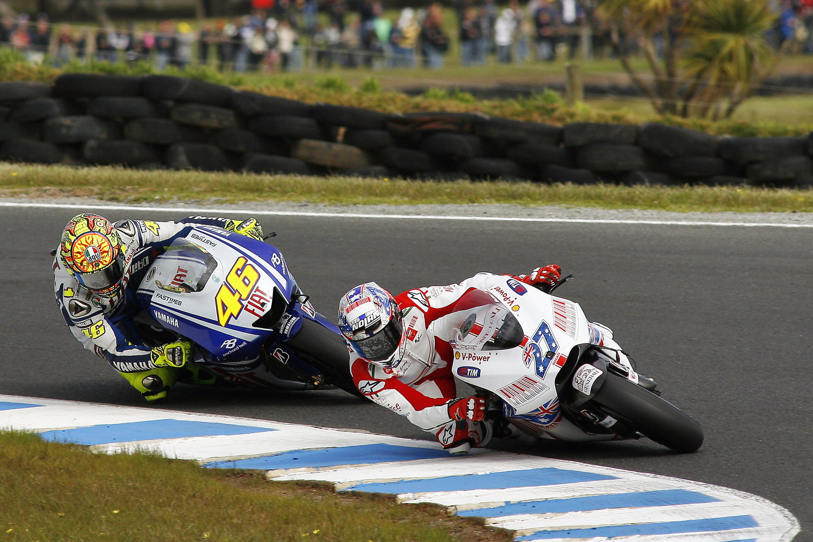 Stoner and Rossi, Australian MotoGP 2009