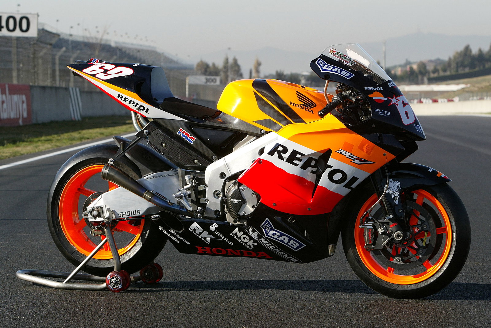 Hayden`s Honda RC211V, Barcelona IRTA MotoGP Test March 2005