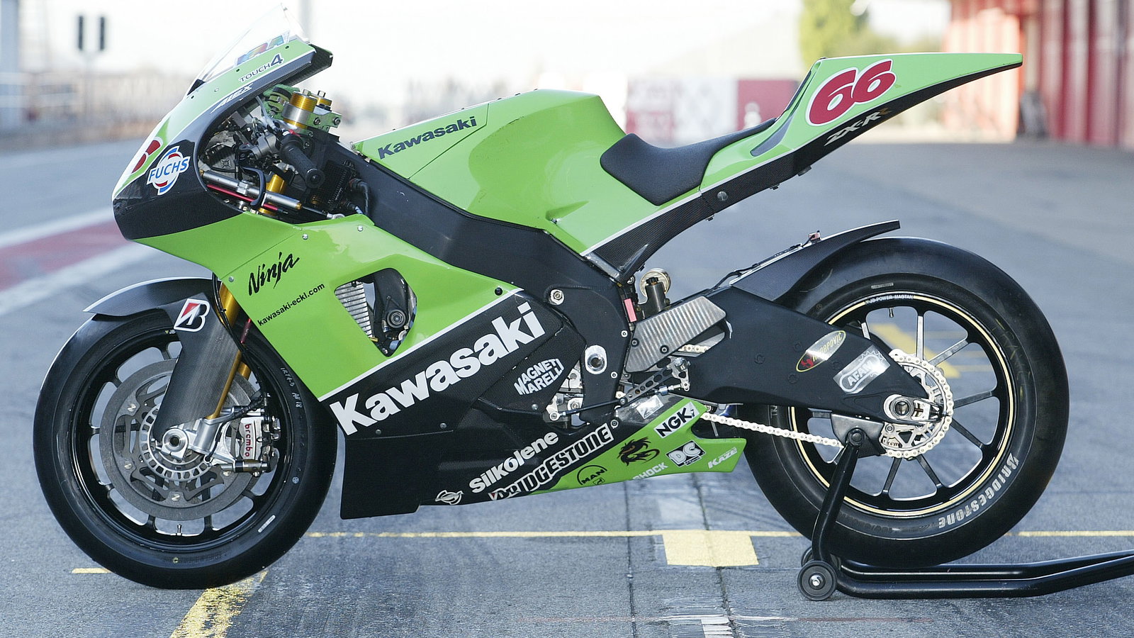 Kawasaki ZXRR, Barcelona IRTA MotoGP Test, March 2005