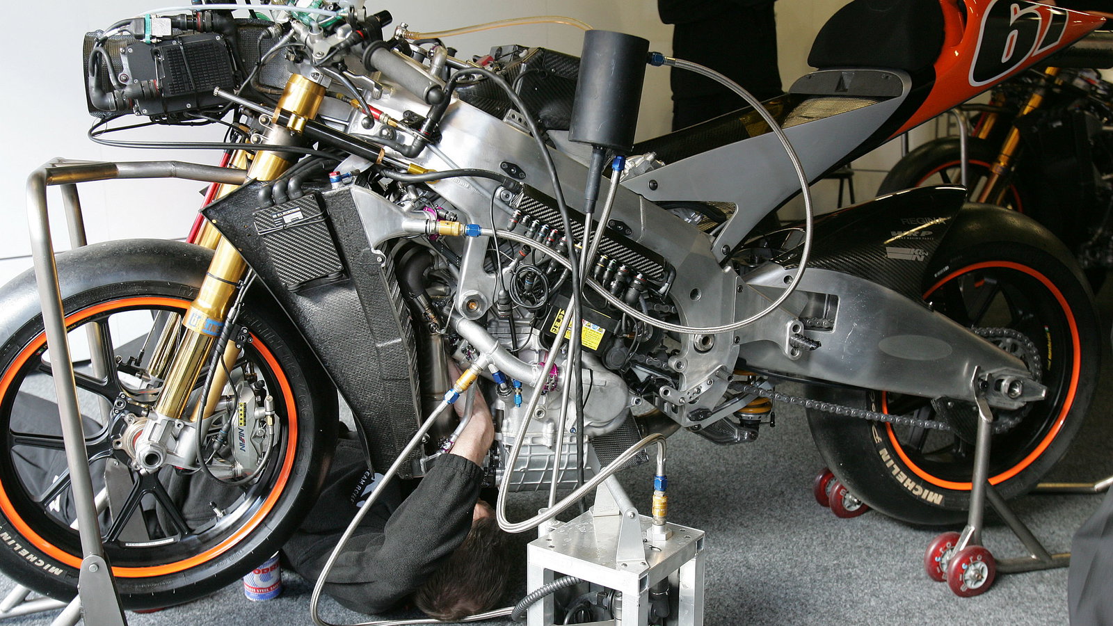 Team KR KTM, Barcelona IRTA MotoGP Test March 2005