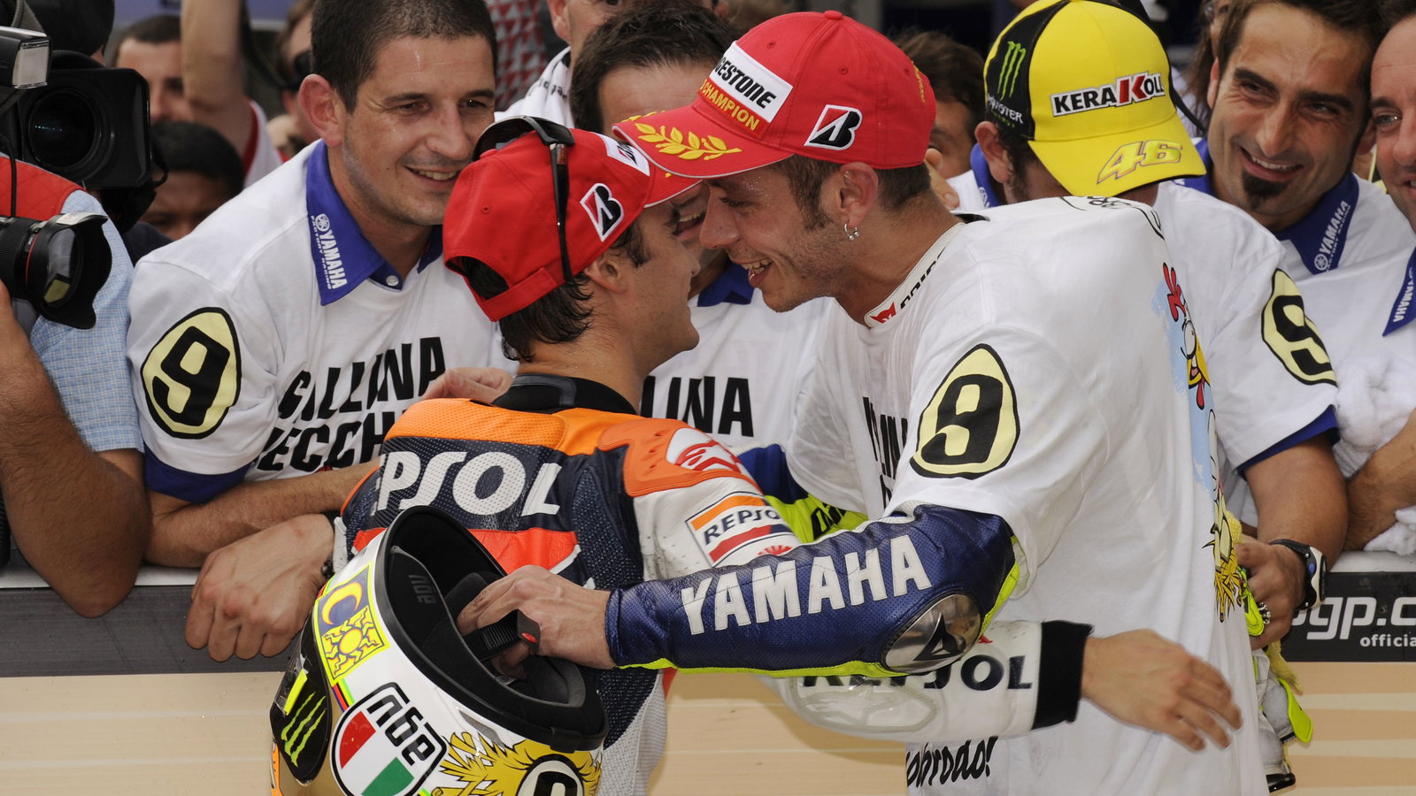 Pedrosa and Rossi, Malaysian MotoGP Race 2009