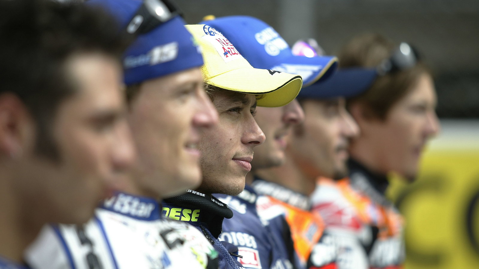 Gibernau, Rossi, Barcelona IRTA MotoGP Test, March 2005