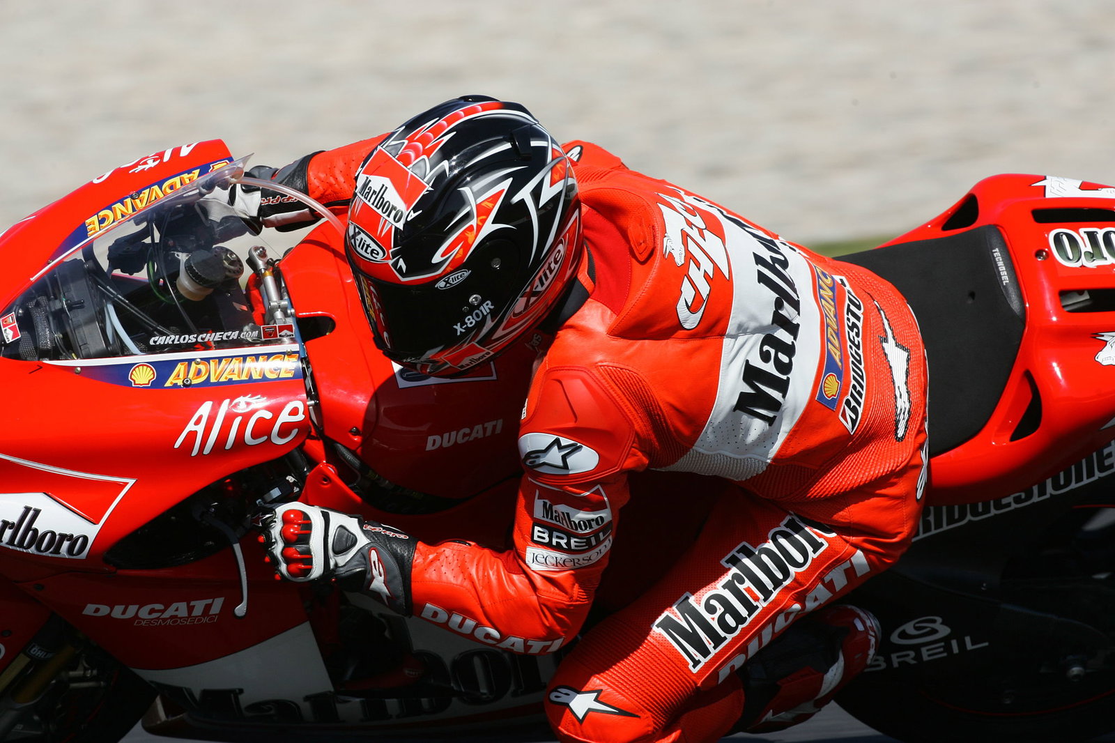 Checa, Barcelona MotoGP IRTA tests, March 2005