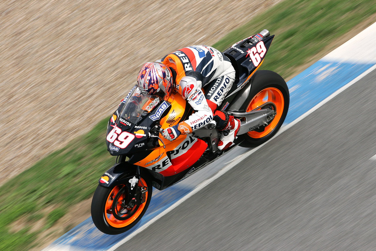 Hayden, Jerez IRTA MotoGP Test March 2005