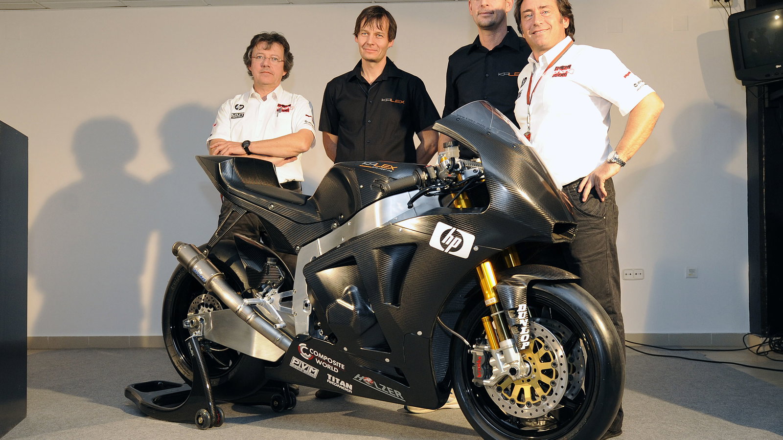 Pons with the Kelex Moto2 bike, Valencia MotoGP 2009