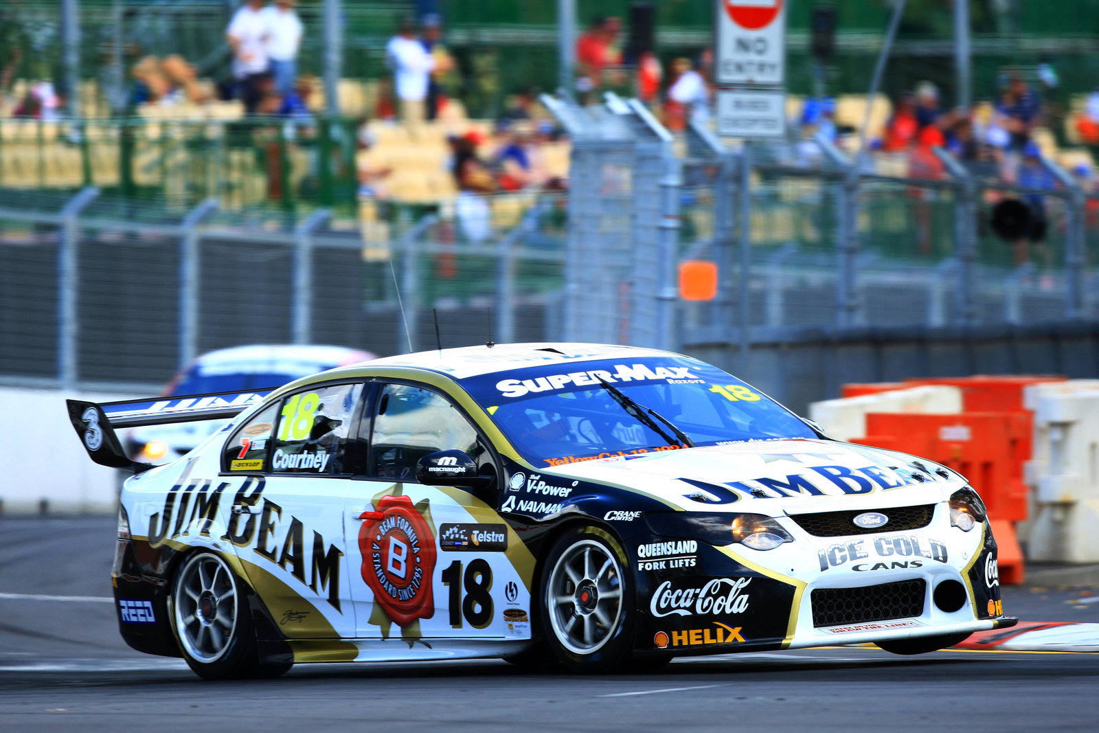 James Courtney (Aust) Jim Beam DJR Ford Races 25 and 26 Sydney Telstra 500 V8 Supercars Homebu