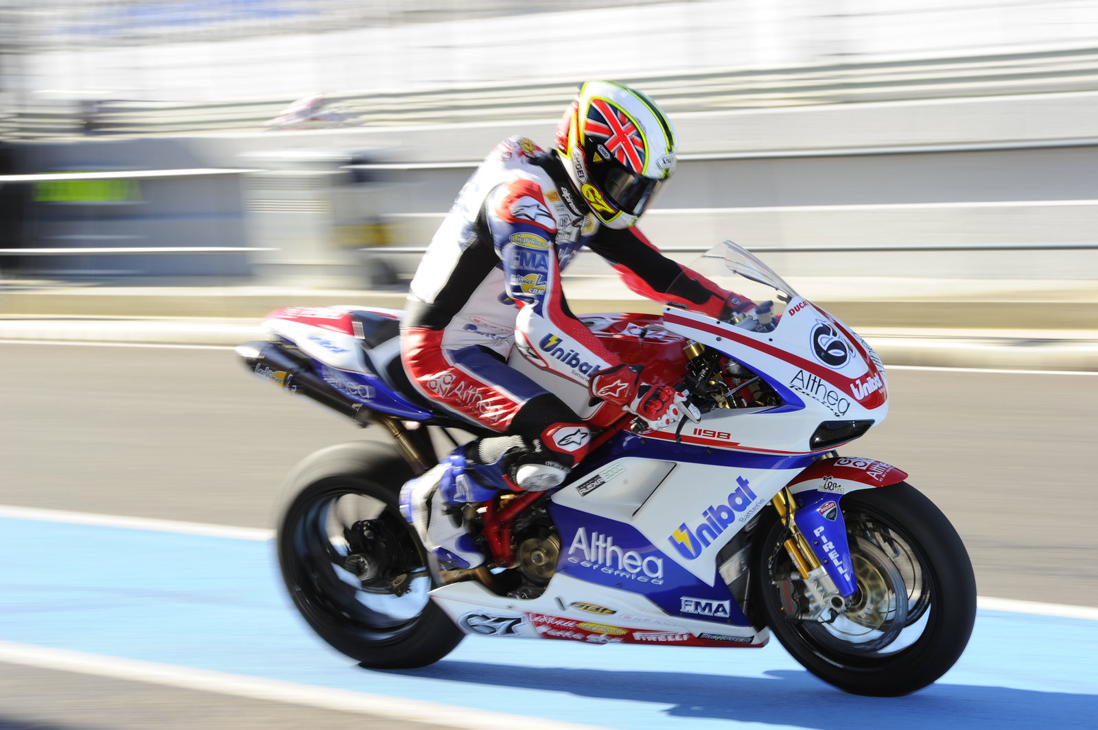 Byrne, Portuguese WSBK Test 2010