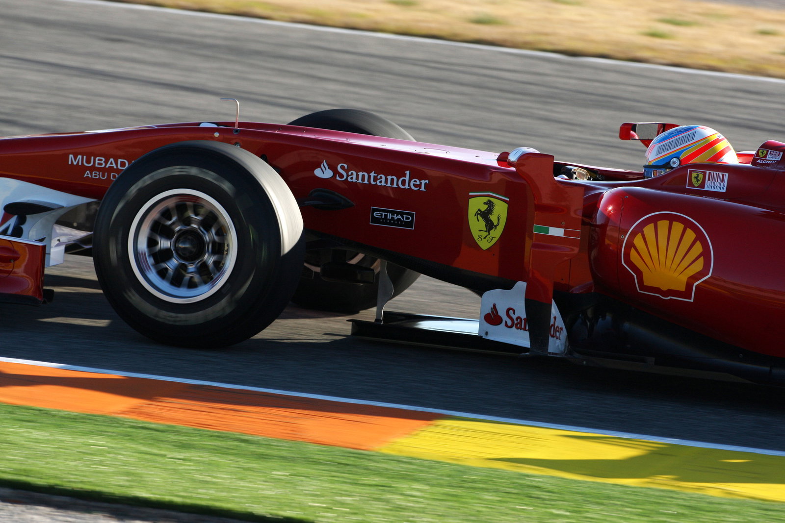 03.02.2010 Valencia, Spain, Fernando Alonso (ESP), Scuderia Ferrari, F10 - Formula 1 Testing, Valenc
