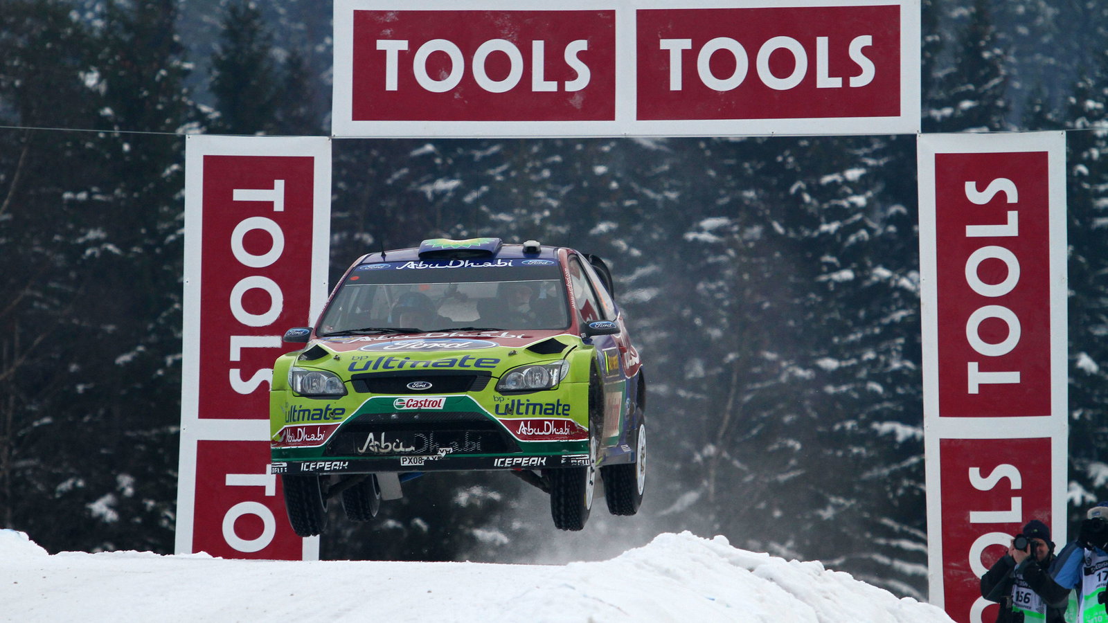 Jari-Matti Latvala (FIN) Miikka Anttila (FIN), Ford Focus RS WRC08, BP Ford Abu Dhabi World Rally Te