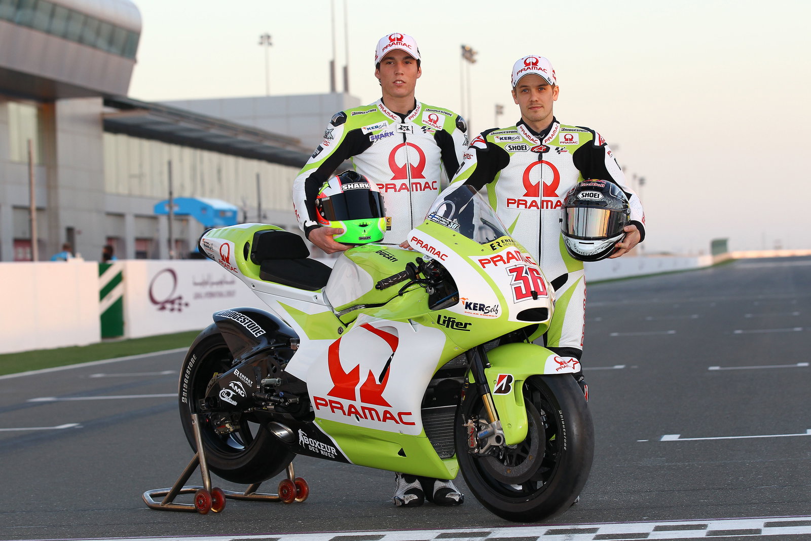 Espargaro and Kallio, Qatar MotoGP tests, March 2010