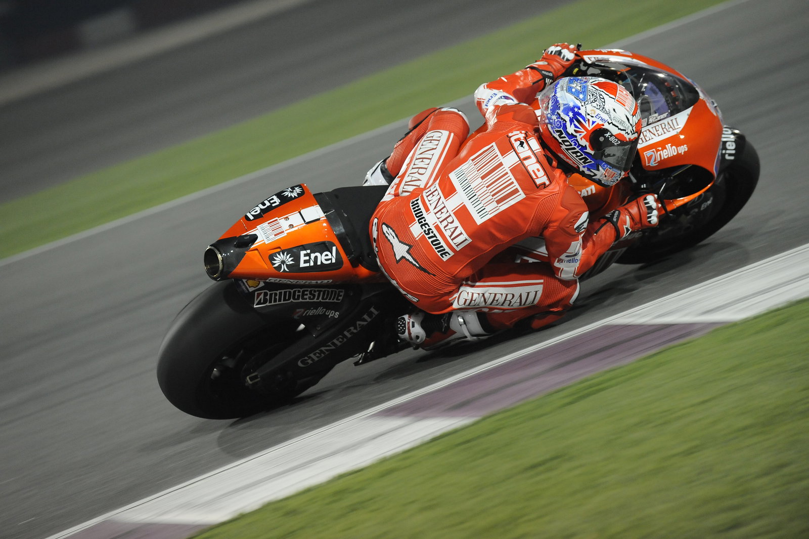 Stoner, Qatar MotoGP Test 2010