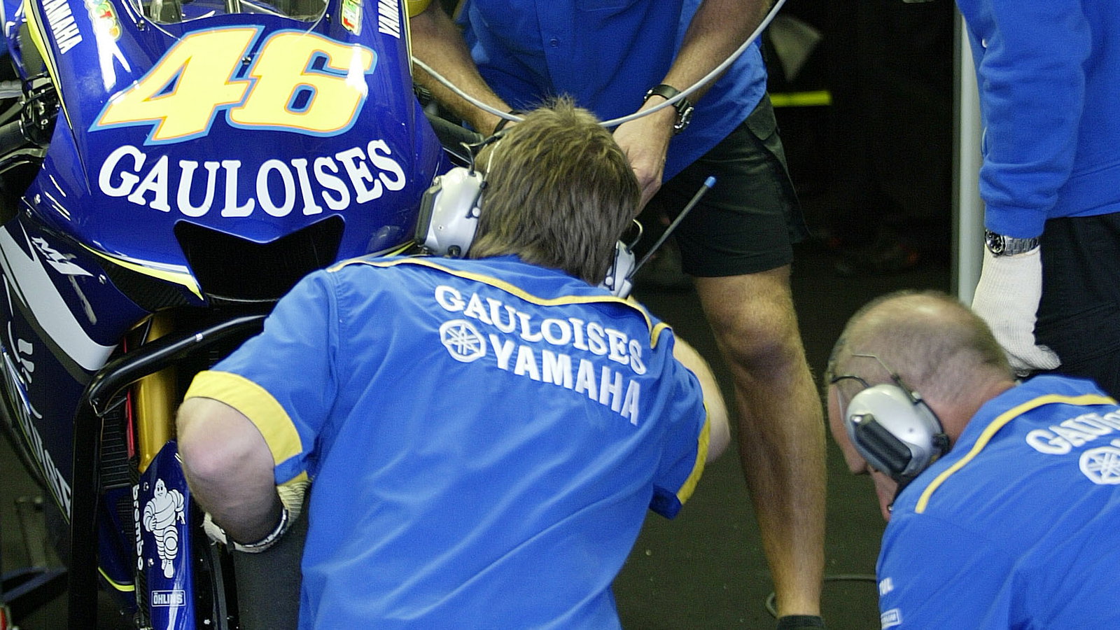 Rossi`s Pit Crew, Spanish MotoGP, 2005