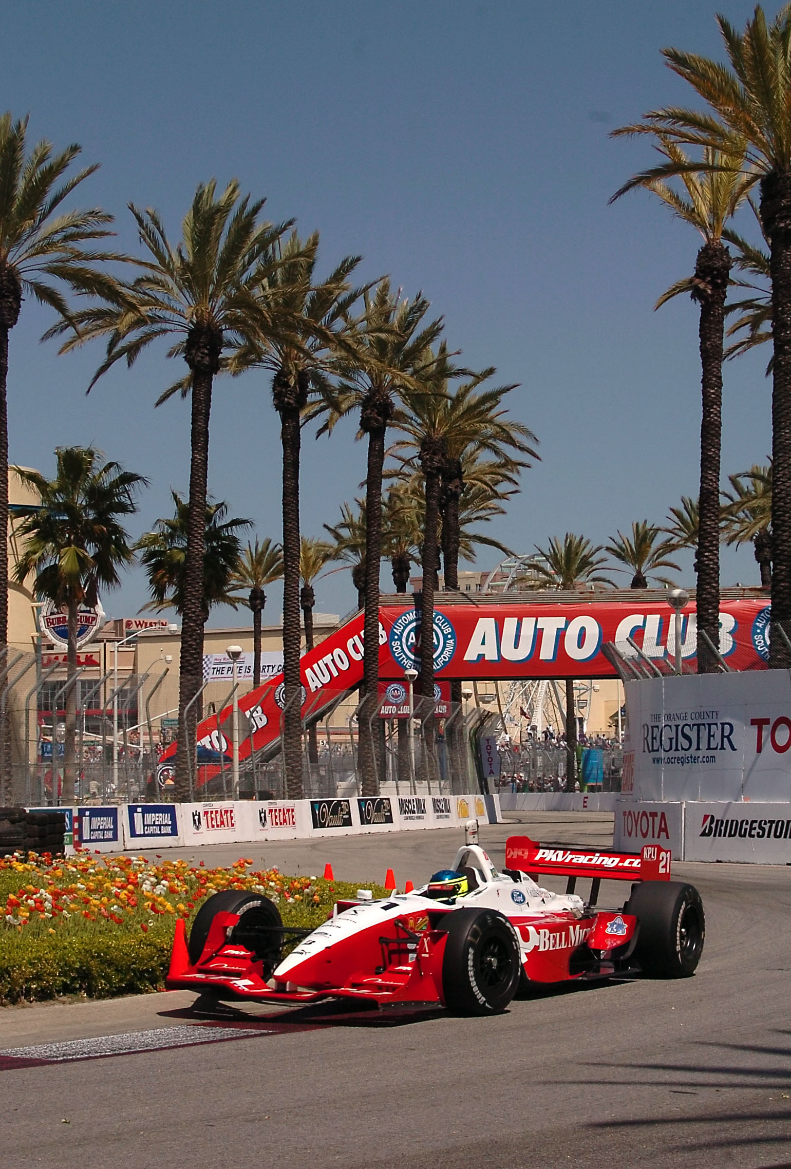 Cristiano da Matta, PKV Racing Lola-Ford, Long Beach 2005