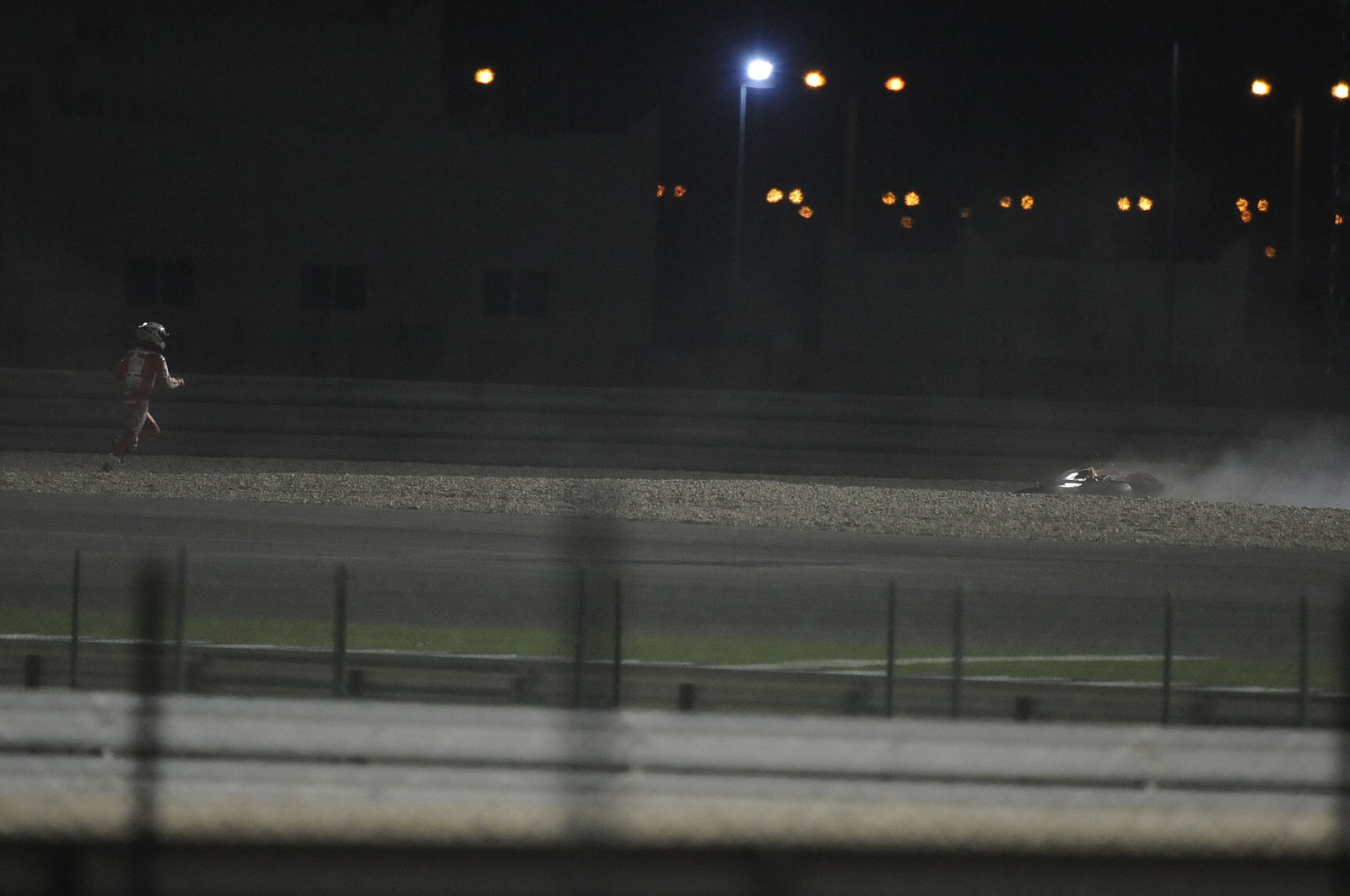 Stoner crash, Qatar MotoGP 2010