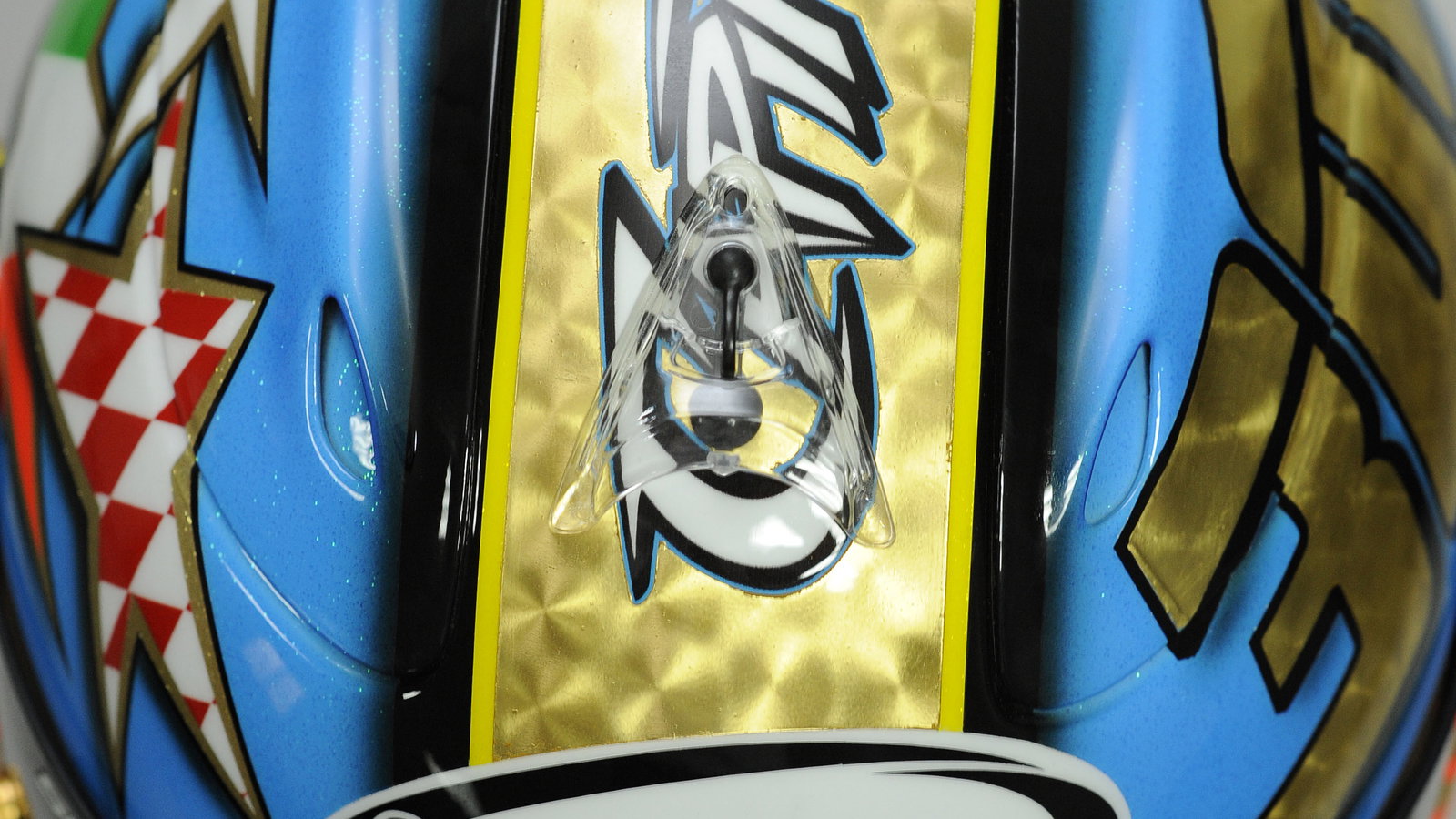 Capirossis 300th GP helmet, Qatar MotoGP 2010