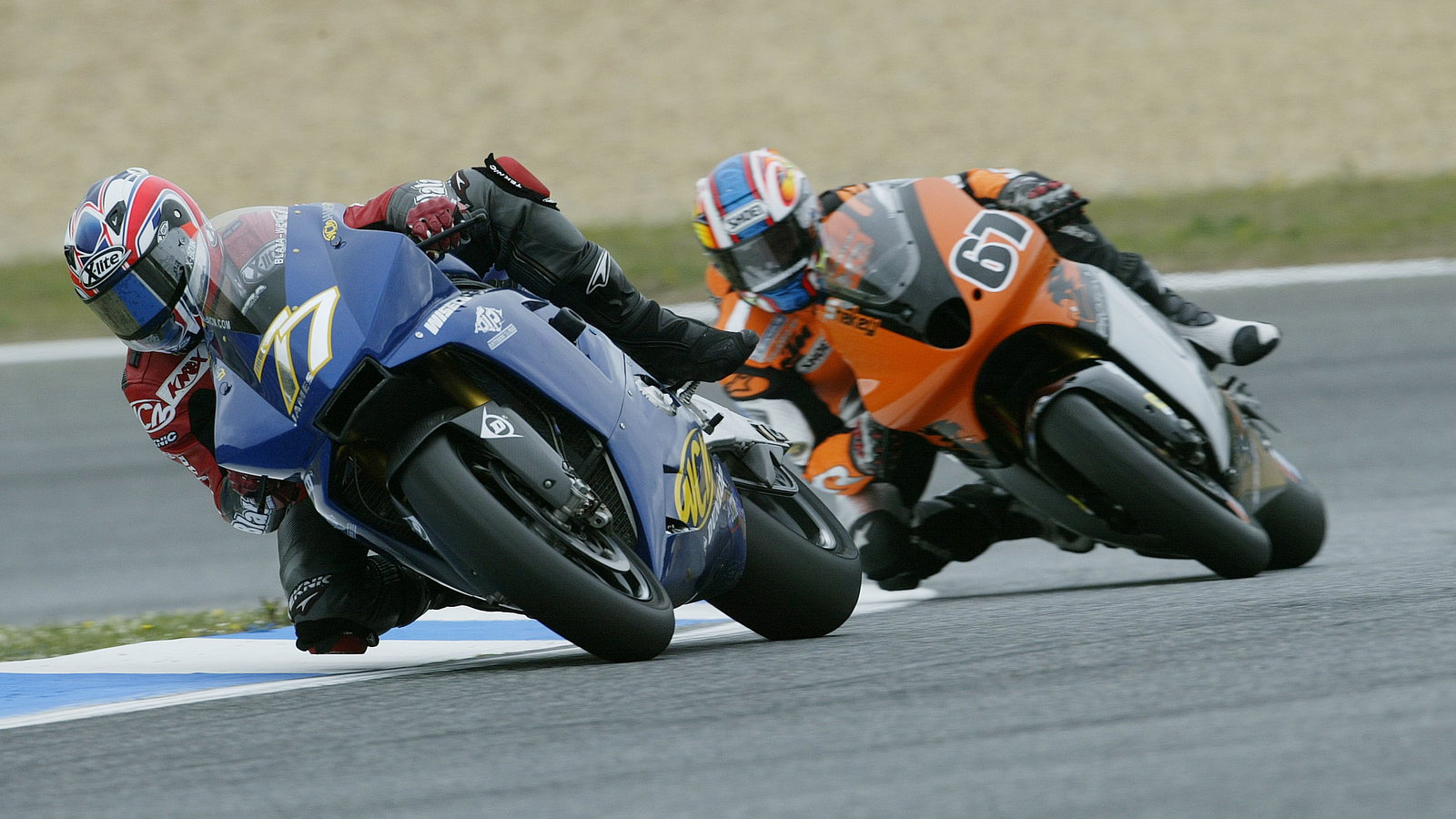Ellison, Byrne, Portuguese MotoGP Race, 2005