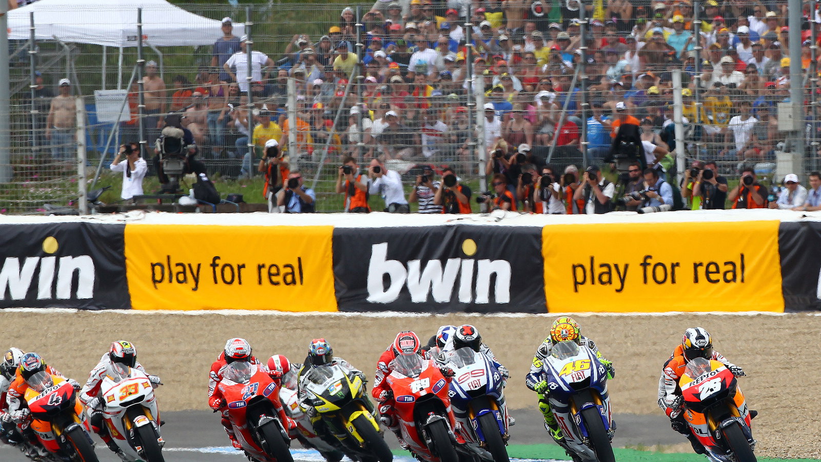 Pedrosa leads start, Spanish MotoGP, 2010