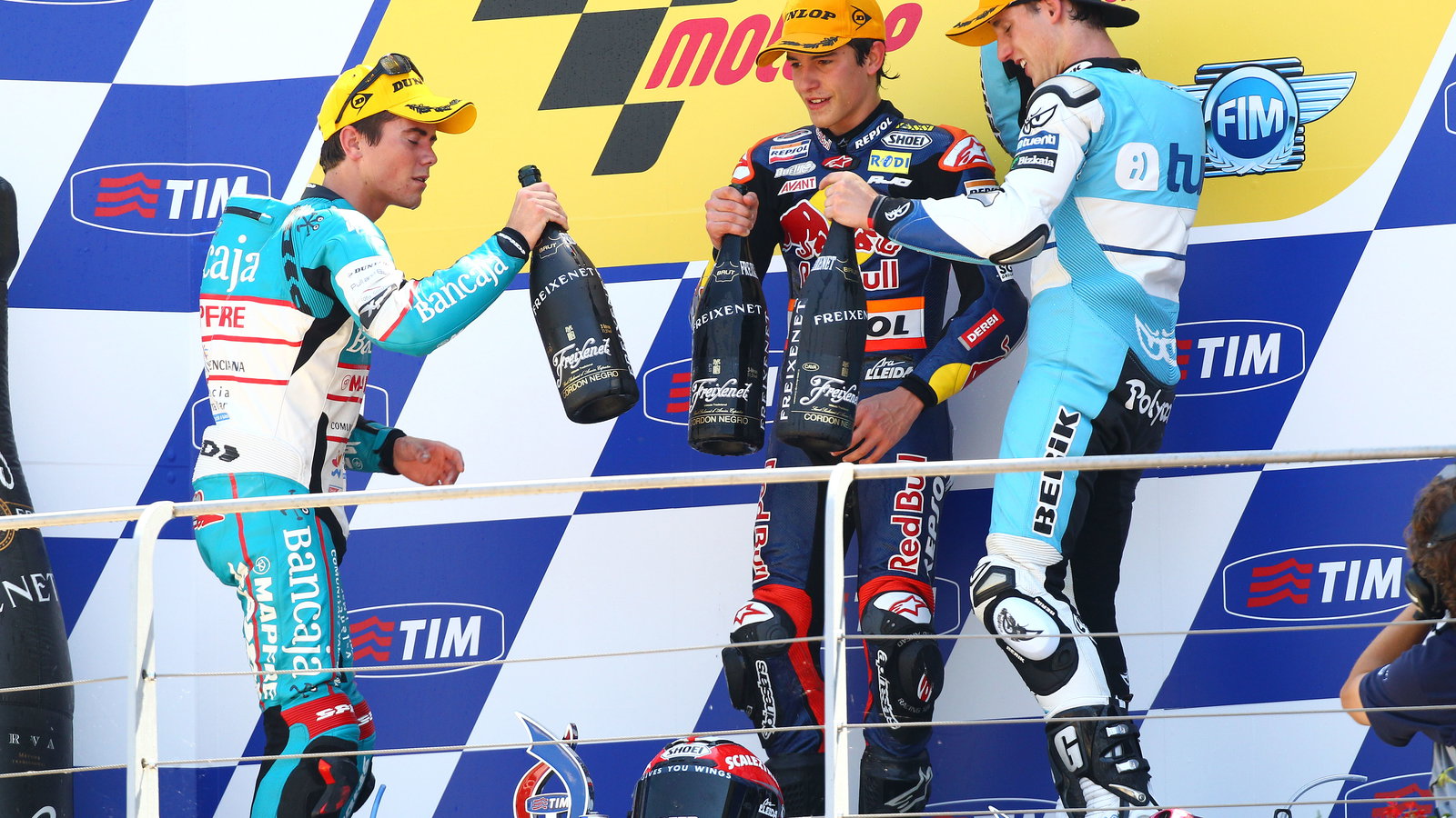 Terol, Marquez, Espargaro, 125 race Italian GP 2010