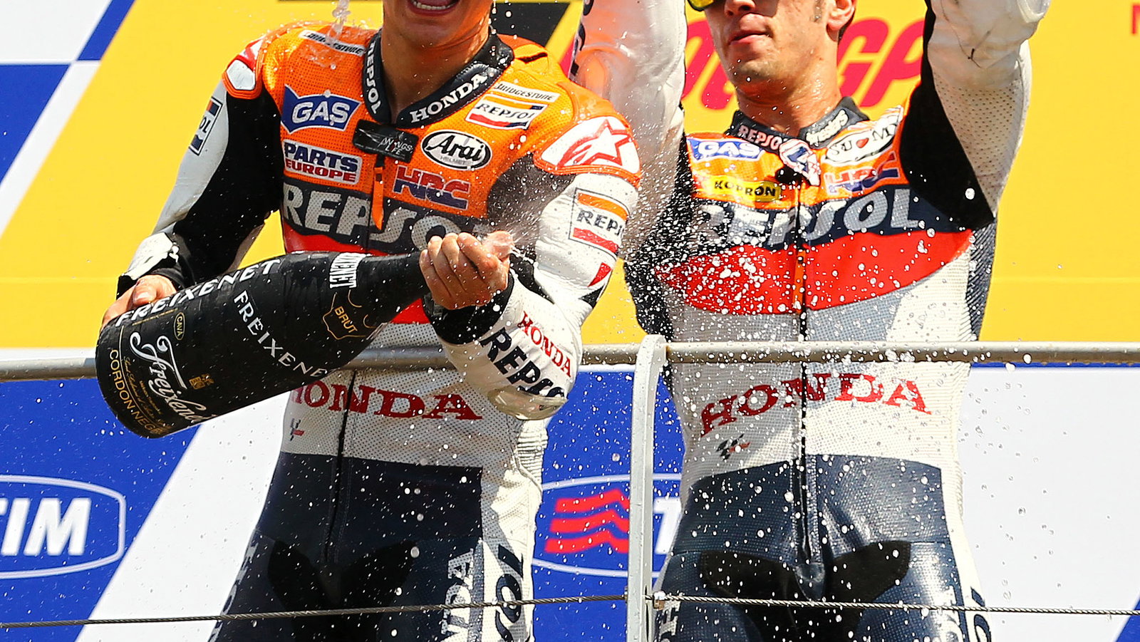 Pedrosa and Dovizioso, MotoGP race, Italian GP 2010