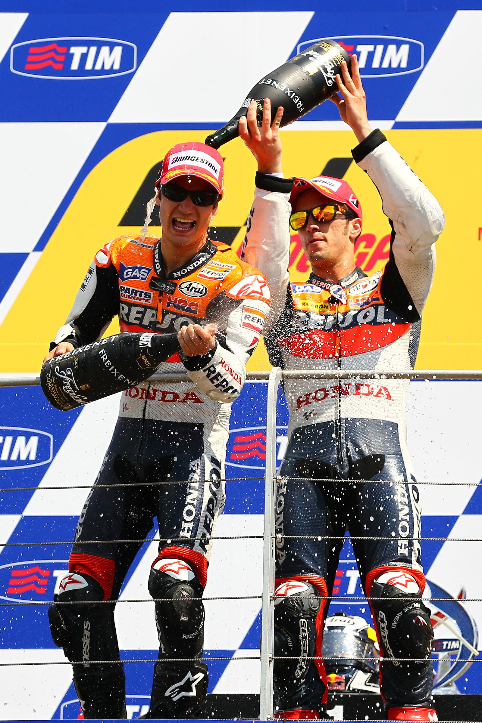 Pedrosa and Dovizioso, MotoGP race, Italian GP 2010