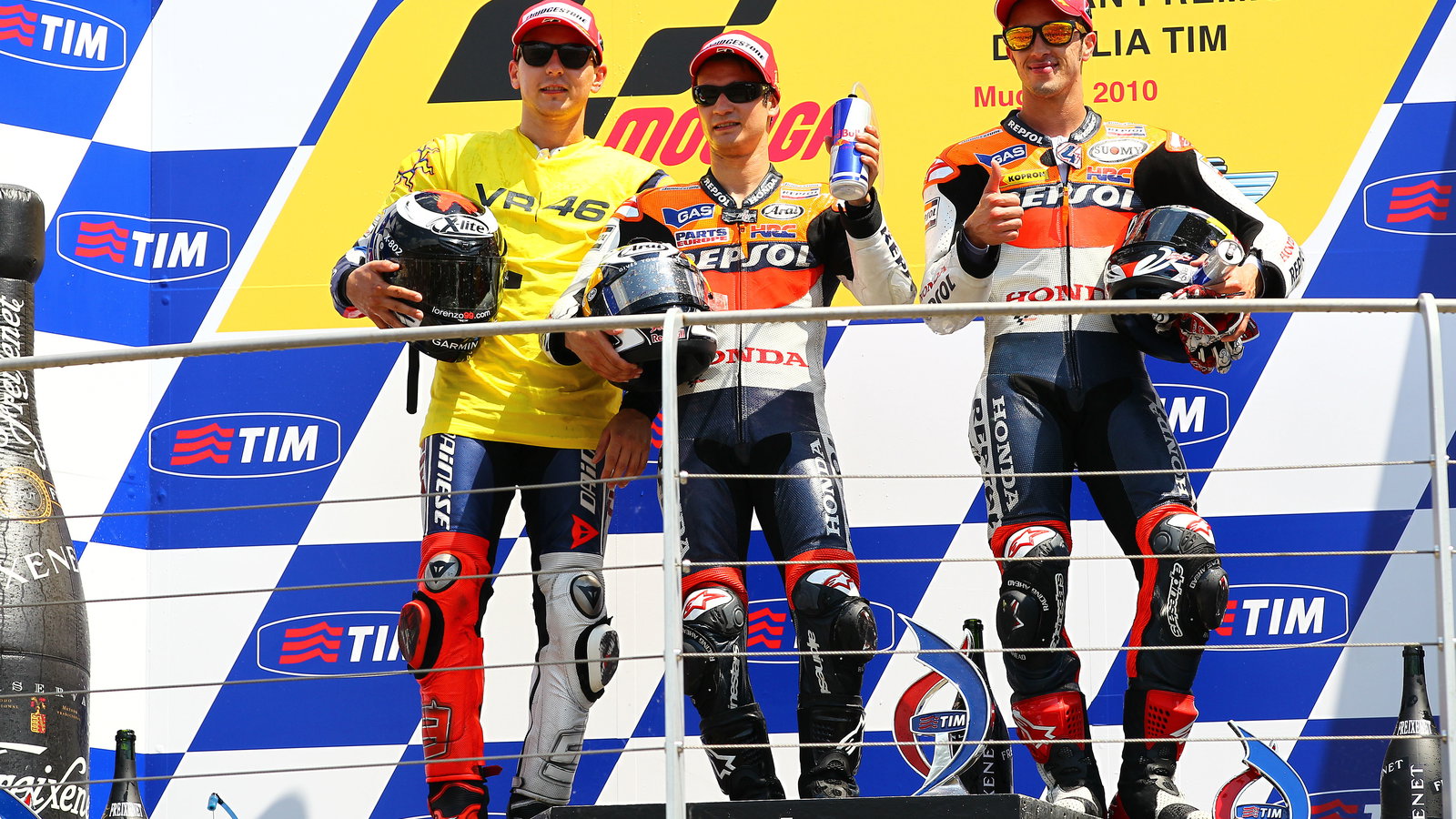 Lorenzo, Pedrosa, Dovizioso, MotoGP race, Italian GP 2010