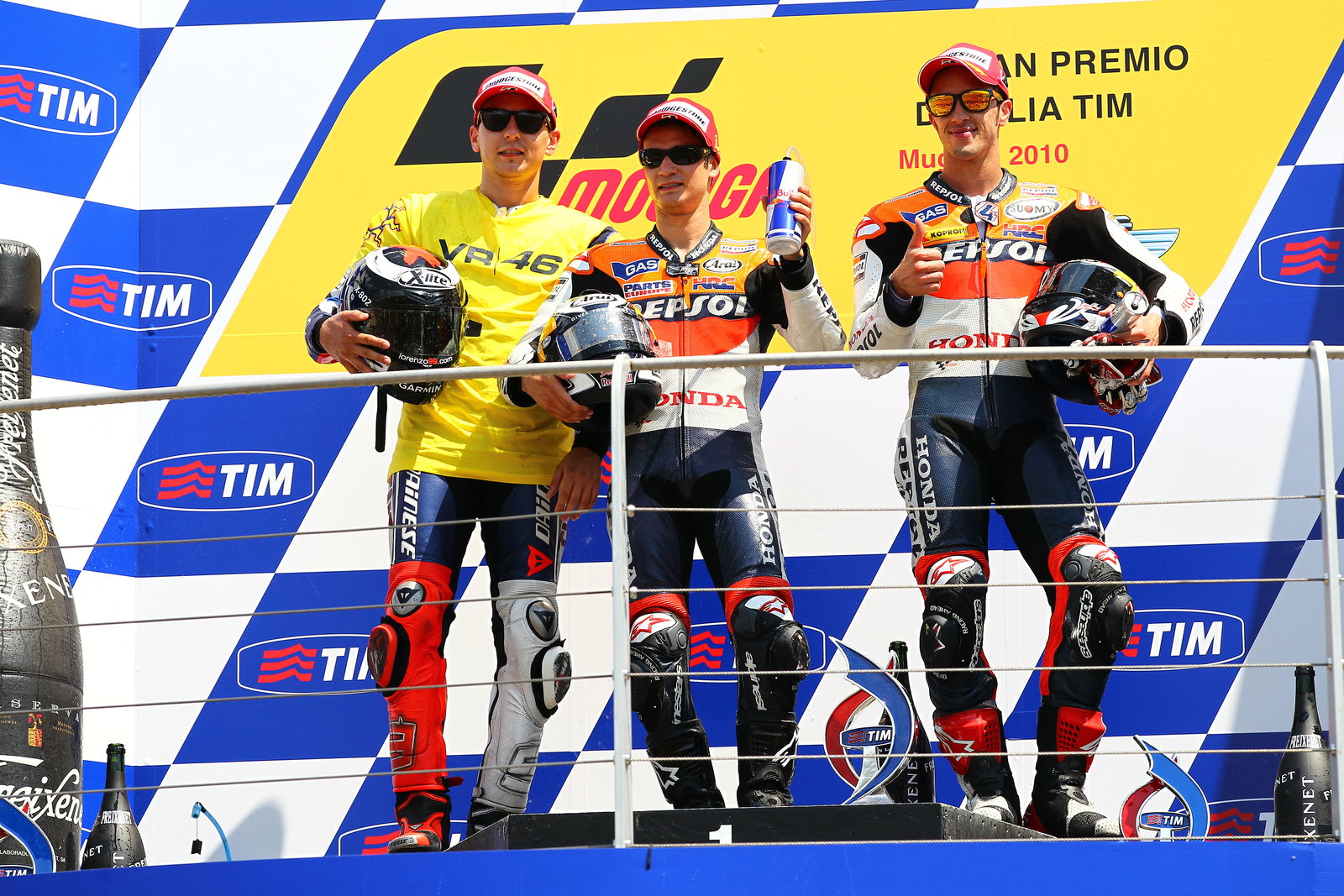 Lorenzo, Pedrosa, Dovizioso, MotoGP race, Italian GP 2010