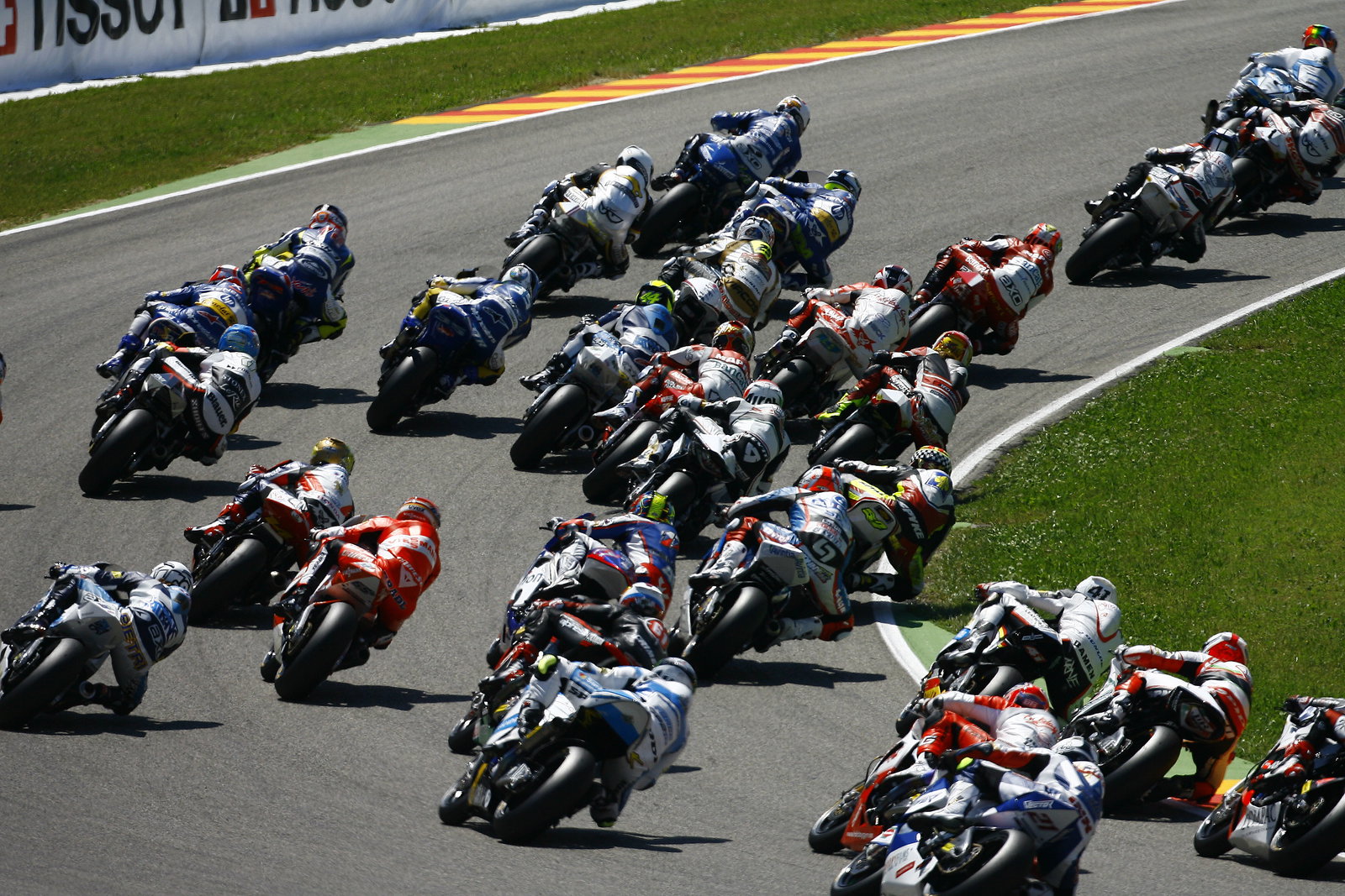 First lap, Italian Moto2 Race 2010