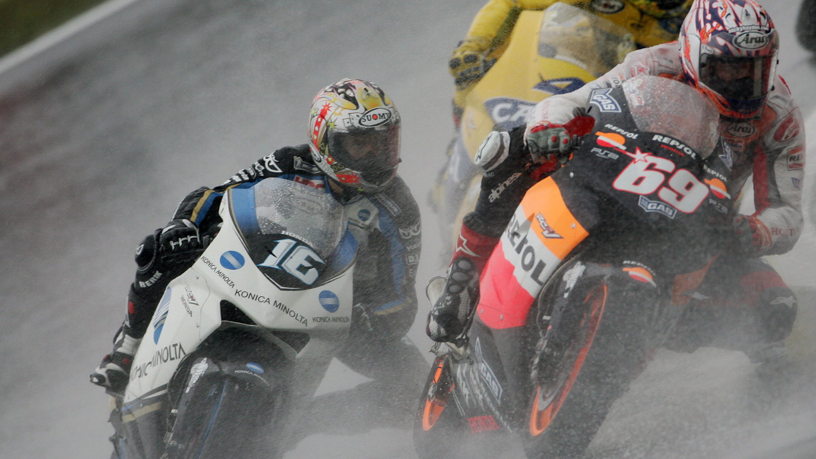 VD Goorbergh, Hayden, Chinese MotoGP Race 2005