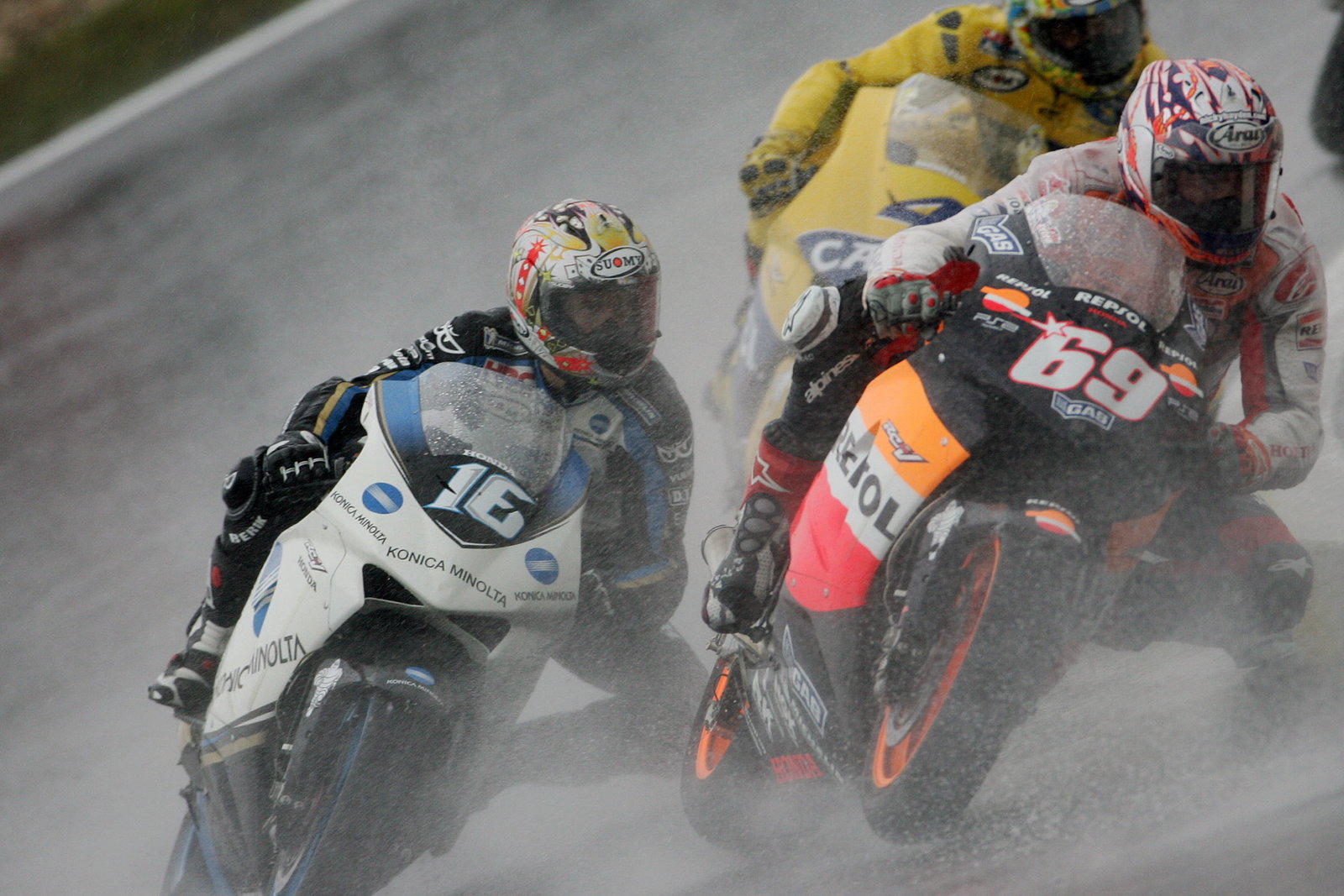 VD Goorbergh, Hayden, Chinese MotoGP Race 2005
