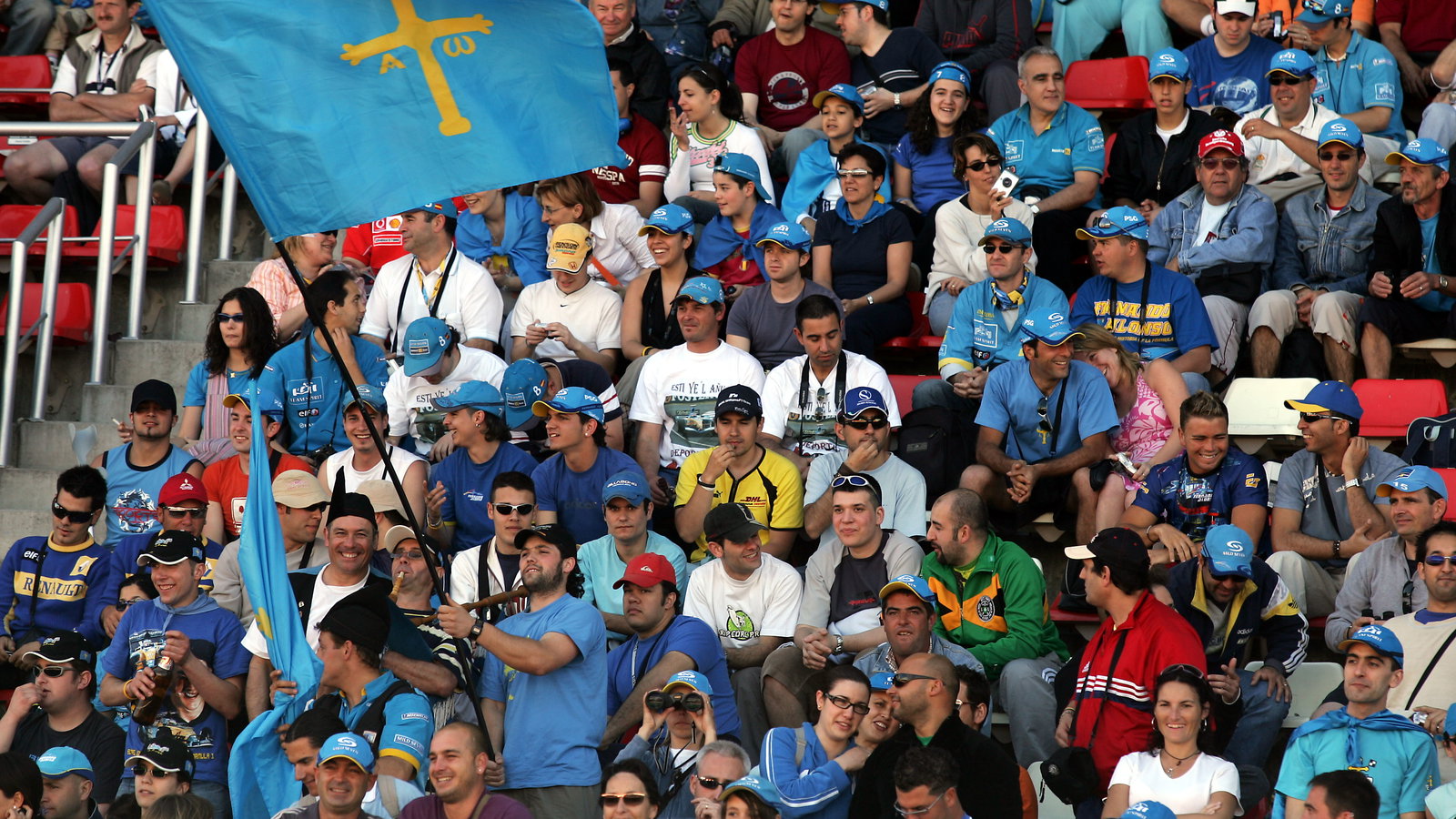 Fernando Alonso fans were much in evidence at the Spanish GP