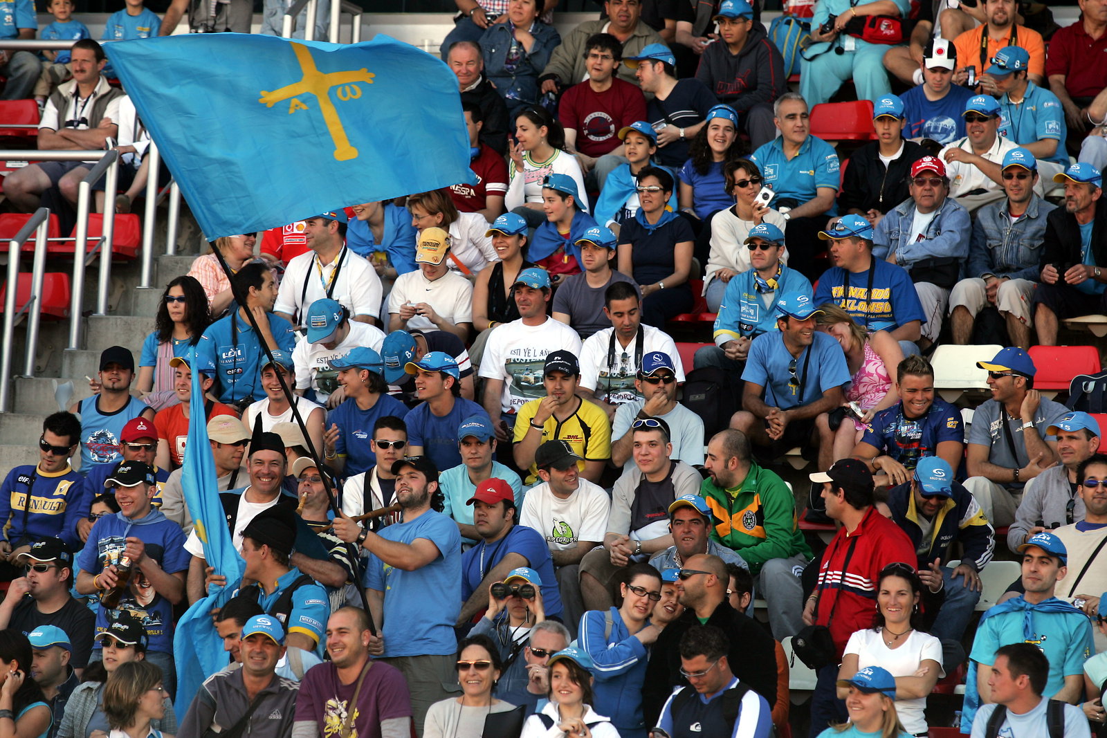 Fernando Alonso fans were much in evidence at the Spanish GP