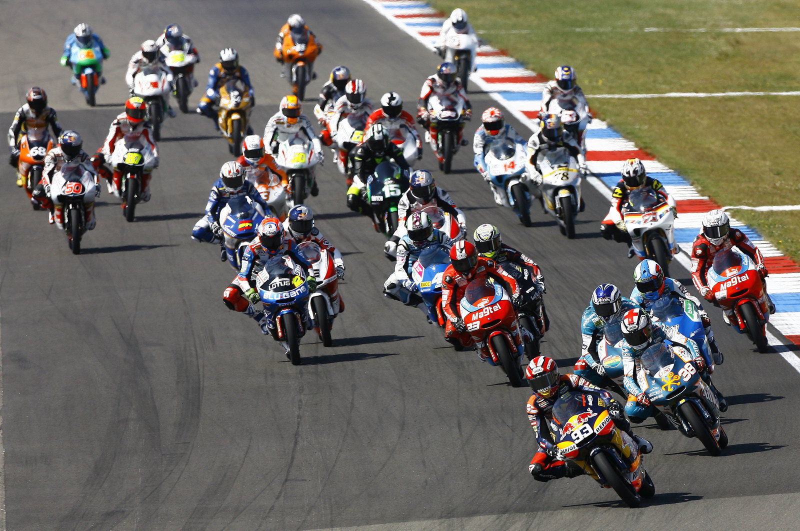 Marquez leads start, Dutch 125GP 2010