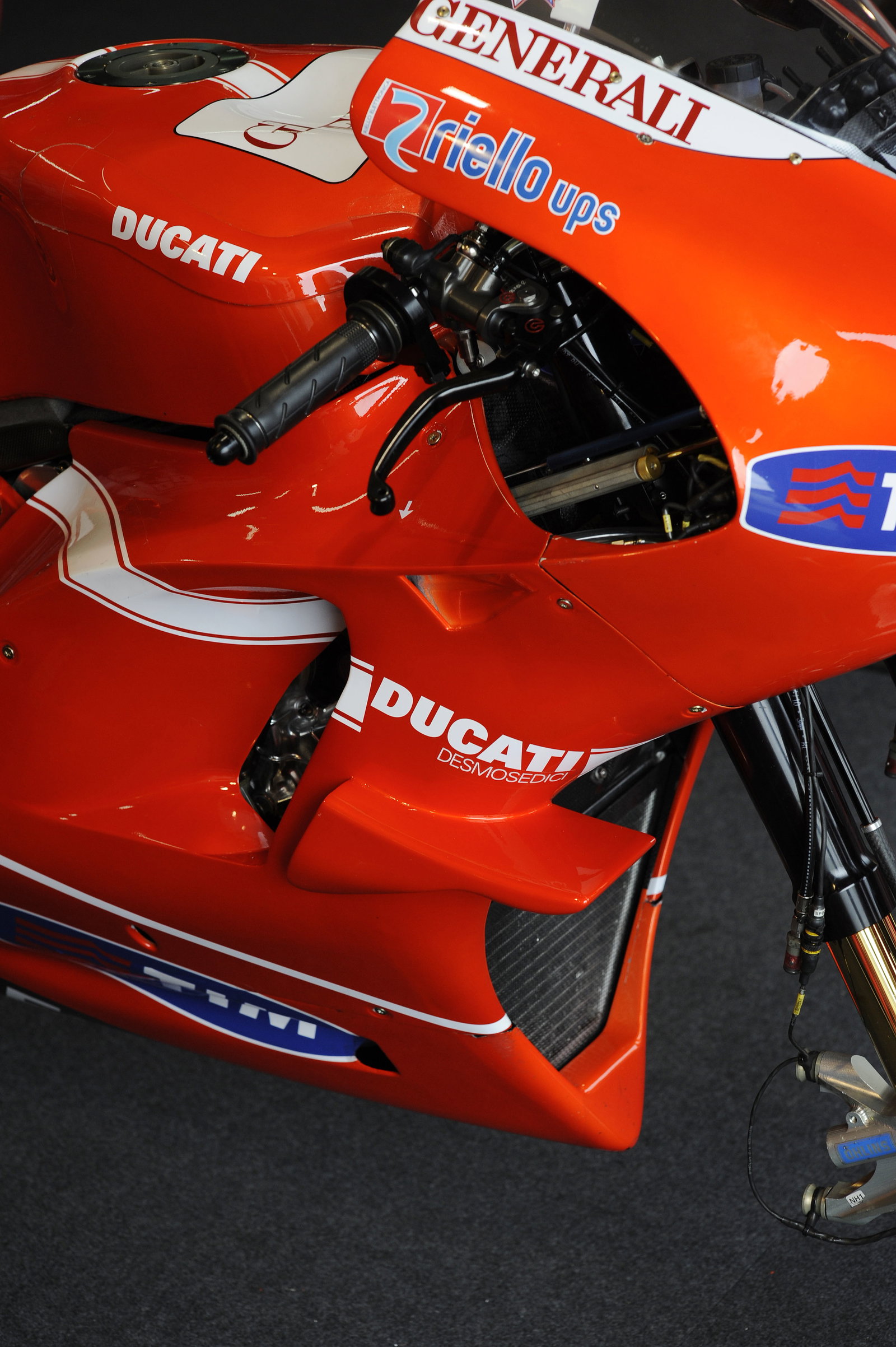 Fins on the Ducati Desmocidici, German MotoGP 2010