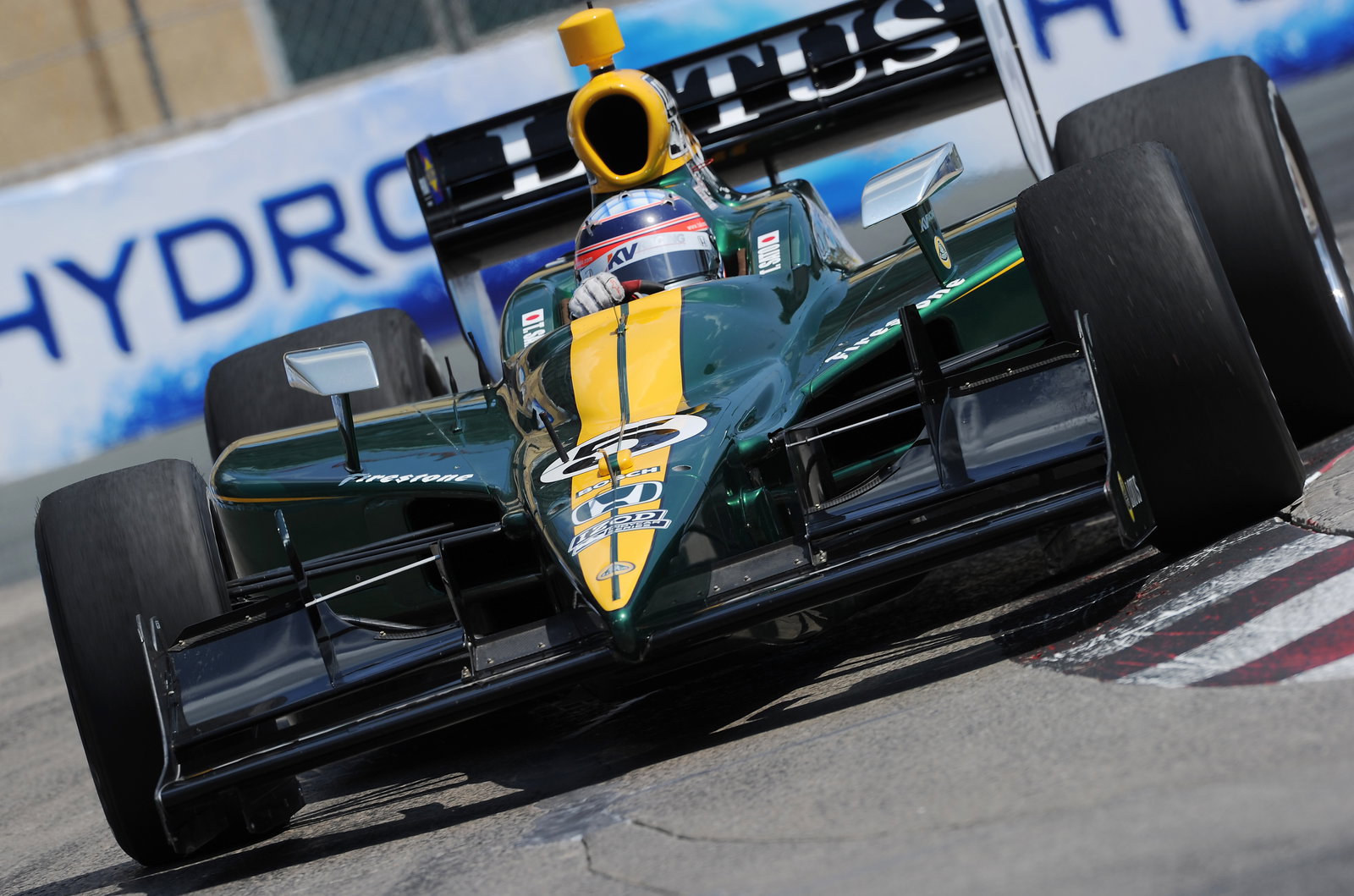 16-18 July, 2010, Toronto, Ontario CA#5 Lotus-KV Racing Technology's Takuma Sato.