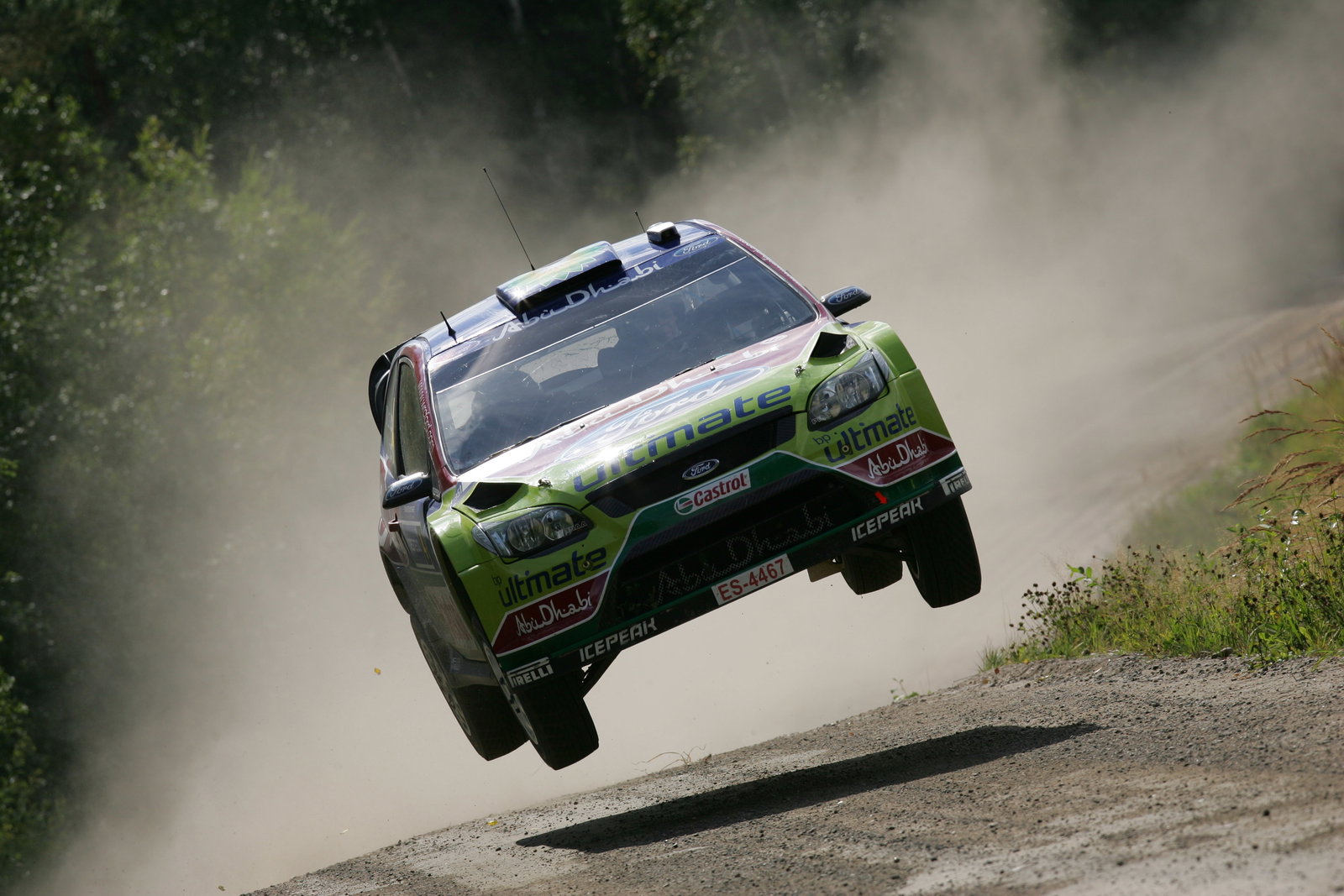 Jari-Matti Latvala (FIN) Miikka Anttila (FIN), Ford Focus RS WRC08, BP Ford Abu Dhabi World Rally Te