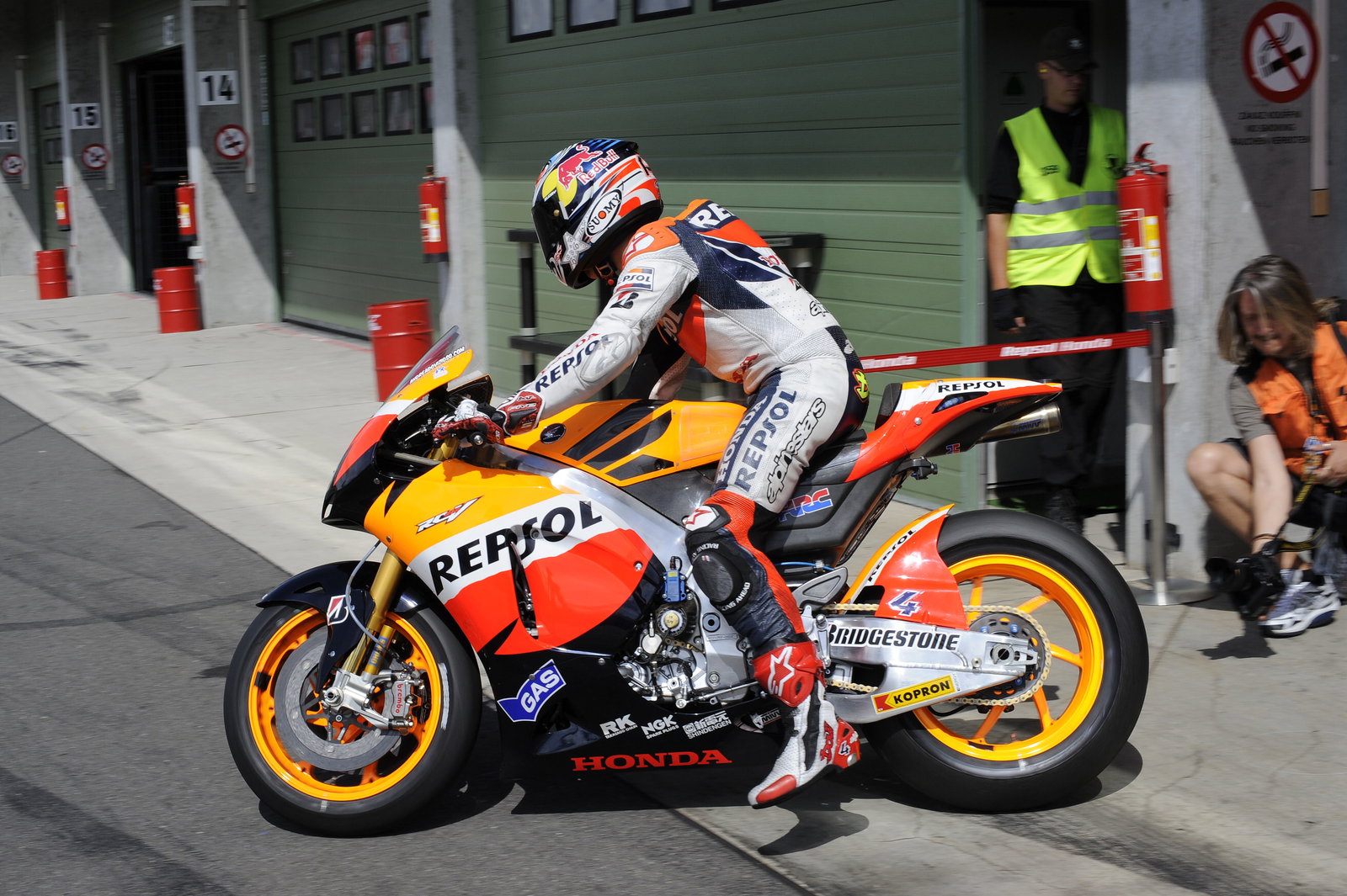 Dovizioso, Brno Test August 2010
