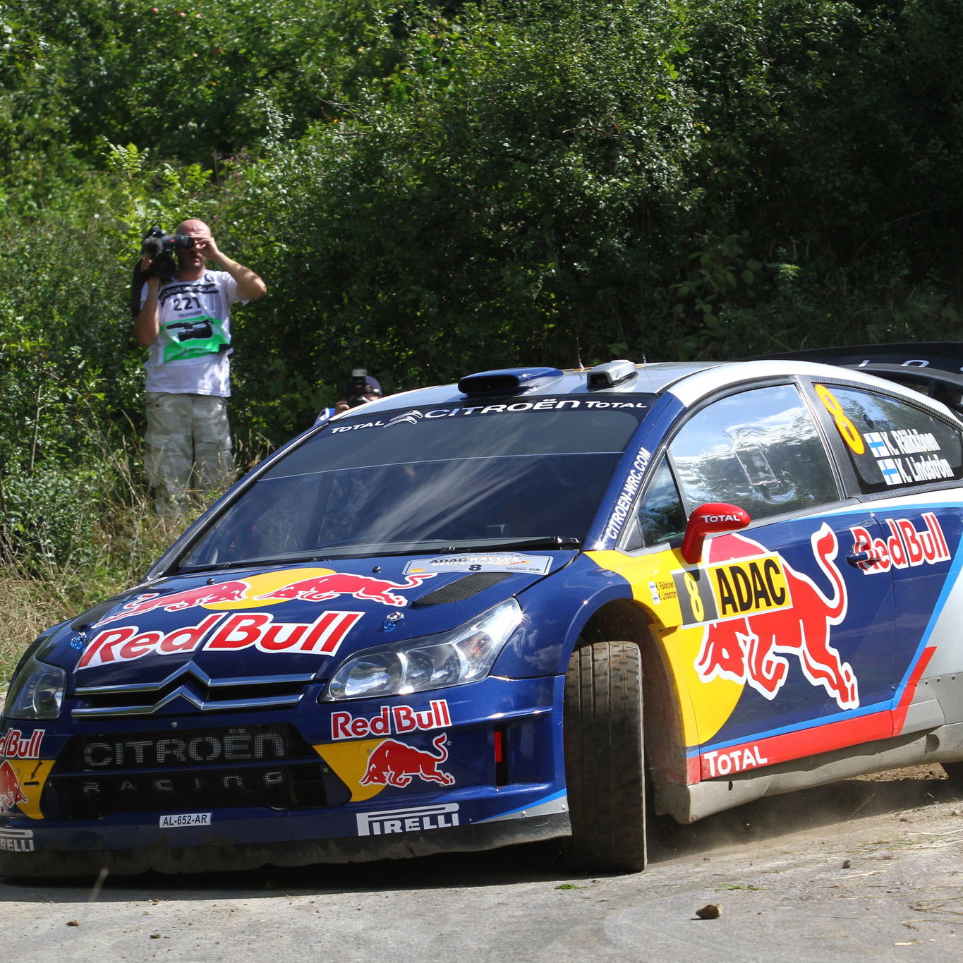 Kimi Raikkonen (FIN) Kaj Lindstrom (FIN), Citroen C4 WRC, Citroen Junior Team