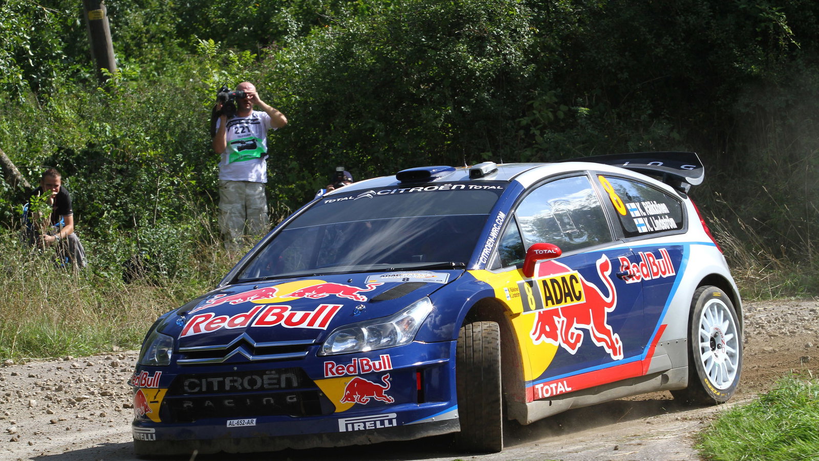 Kimi Raikkonen (FIN) Kaj Lindstrom (FIN), Citroen C4 WRC, Citroen Junior Team