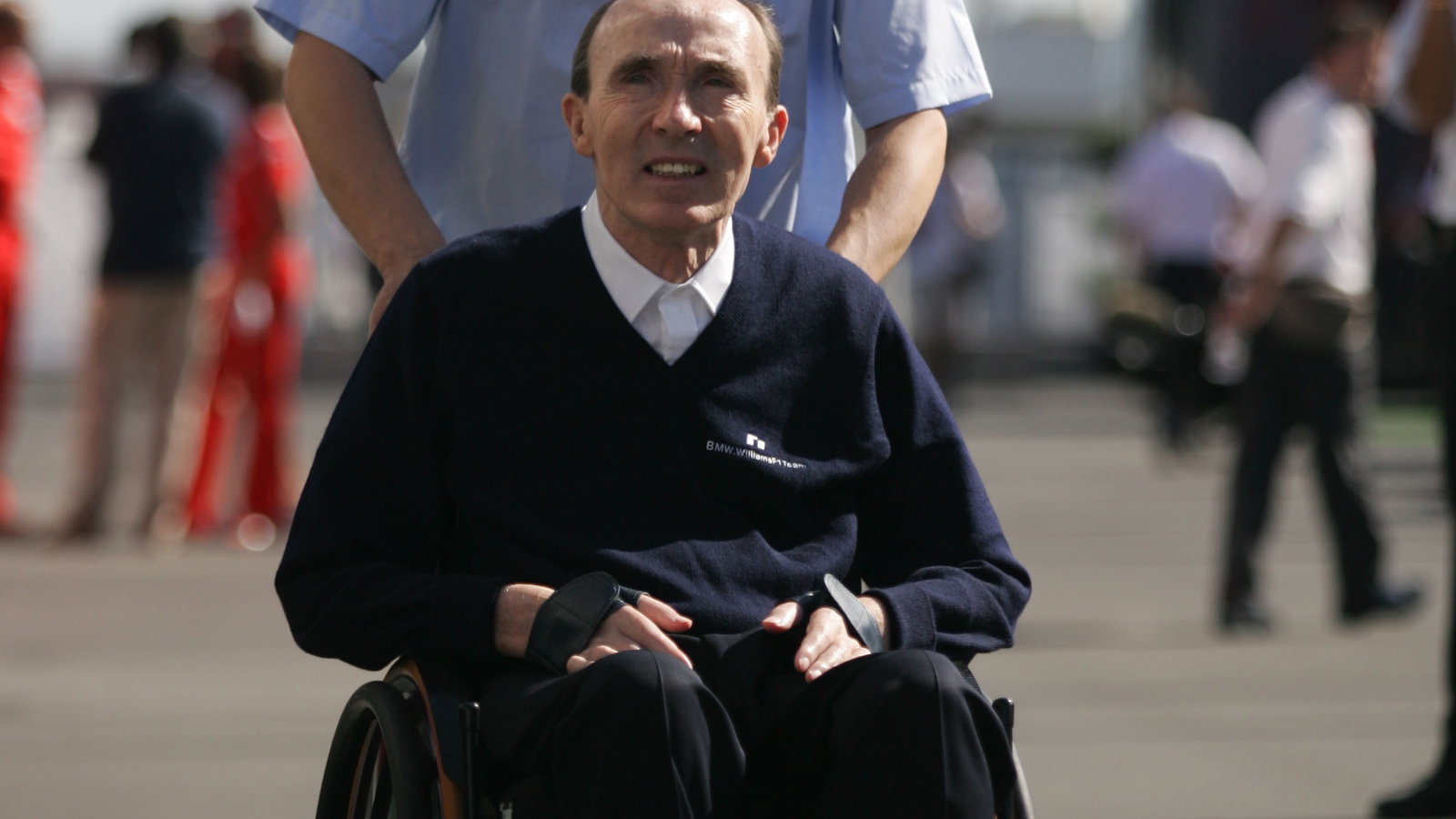 Frank Williams at the European Grand Prix