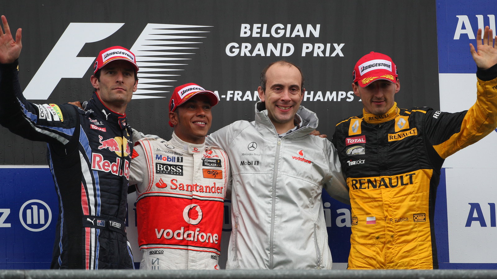 Race, Lewis Hamilton (GBR), McLaren Mercedes, MP4-25 race winner, Mark Webber (AUS), Red Bull Racin