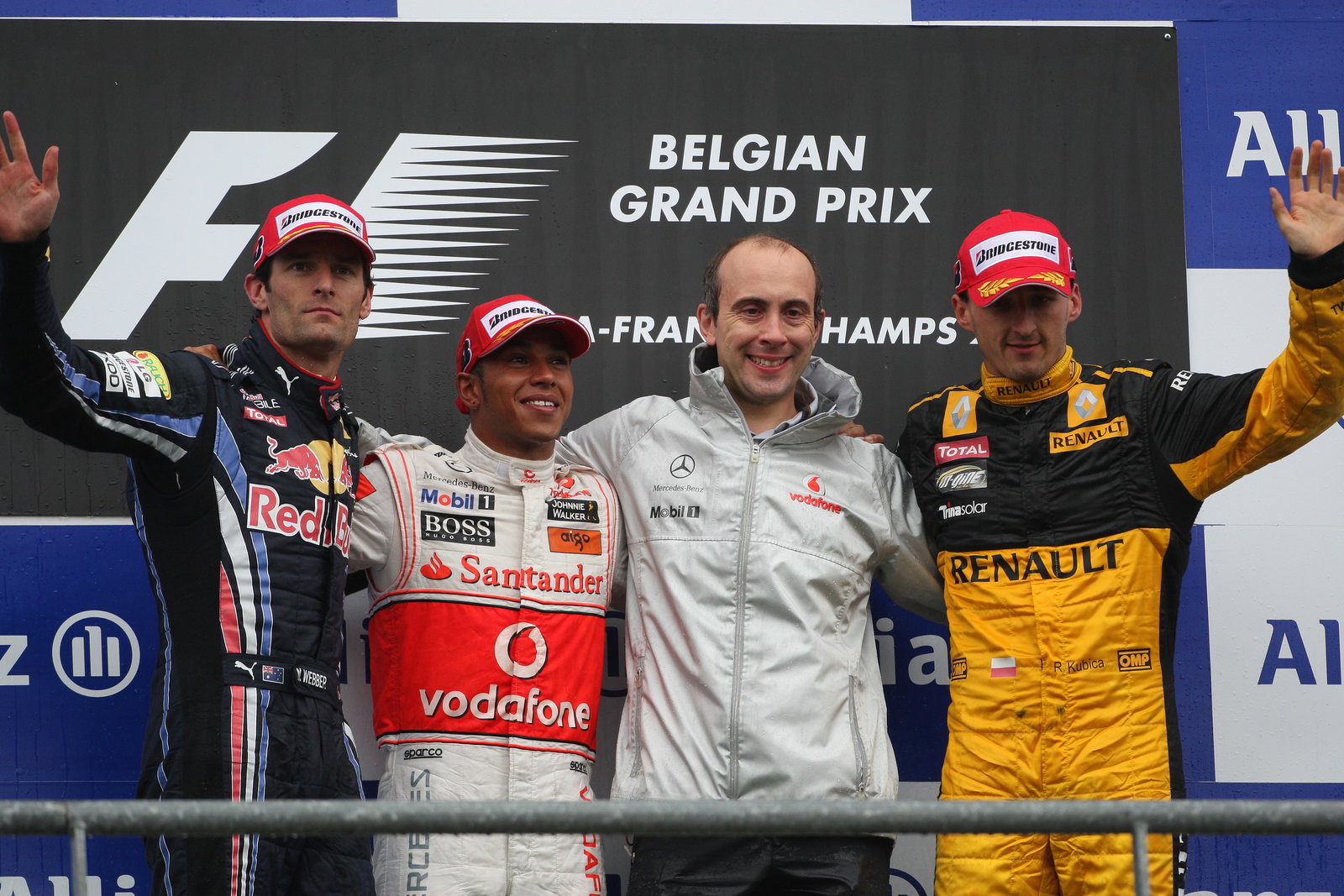 Race, Lewis Hamilton (GBR), McLaren Mercedes, MP4-25 race winner, Mark Webber (AUS), Red Bull Racin