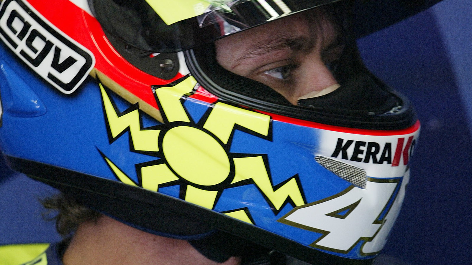 Rossi`s Italian GP Helmet, Italian MotoGP, 2005
