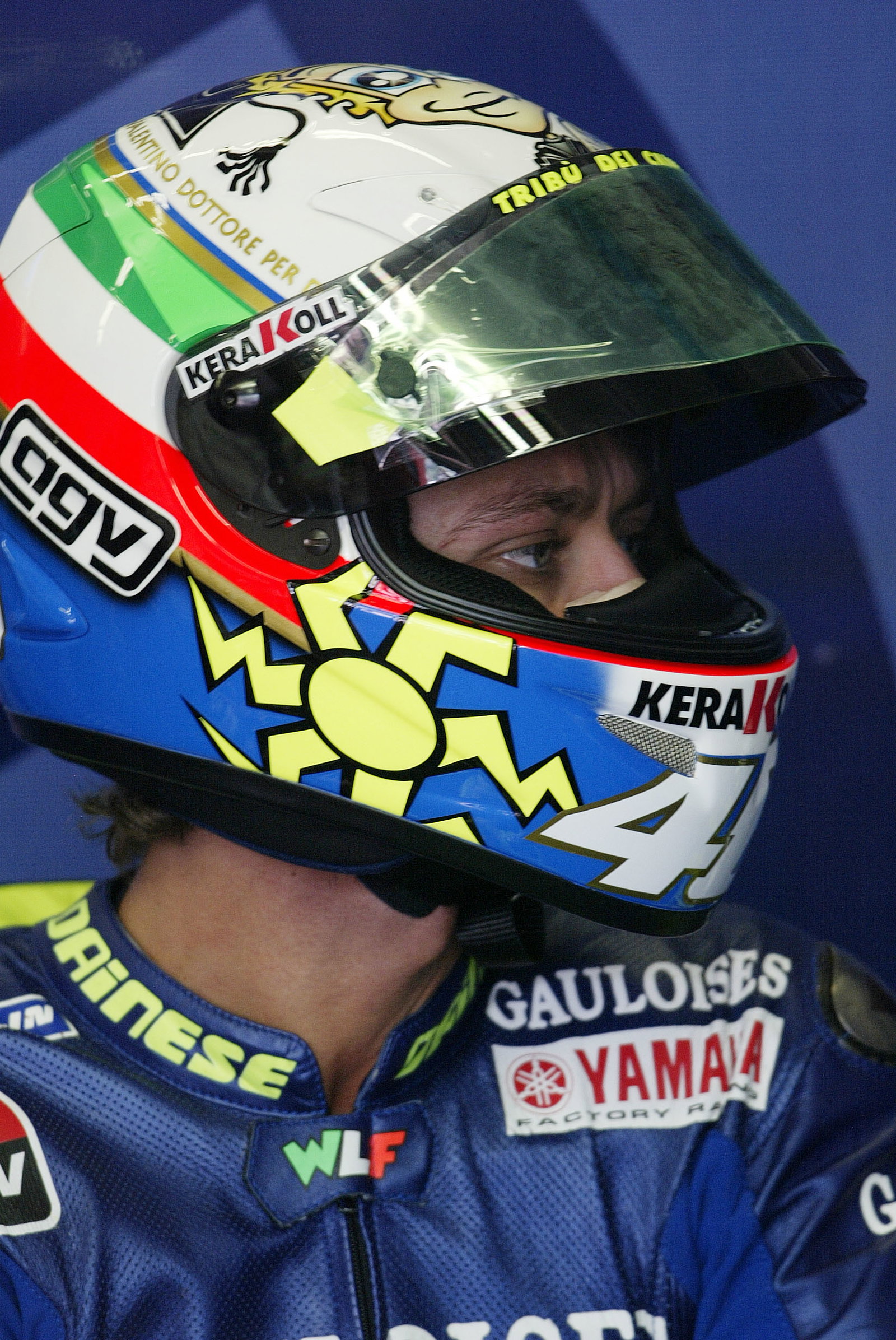 Rossi`s Italian GP Helmet, Italian MotoGP, 2005