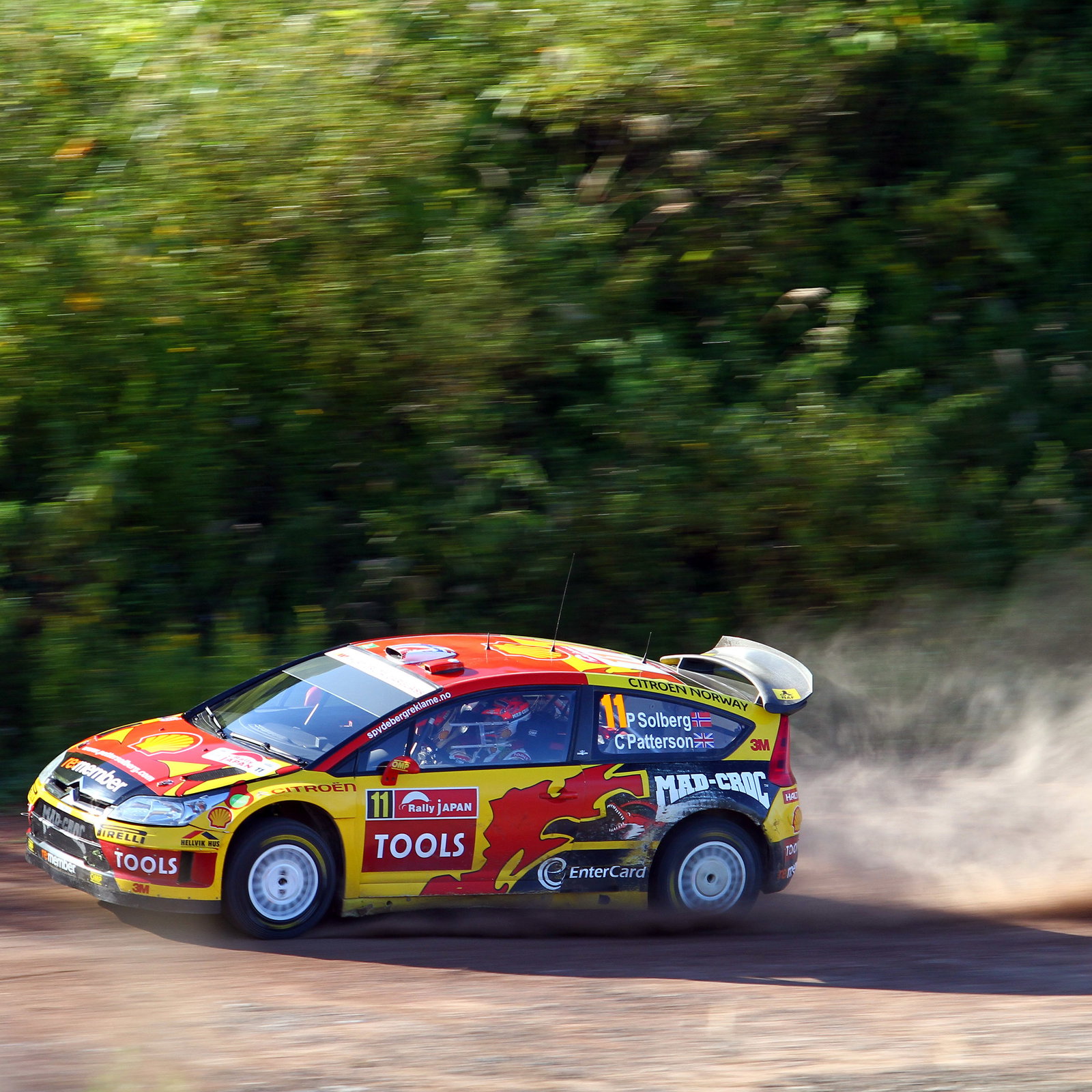 Petter Solberg (NOR) Chris Patterson (GBR), Citroen C4 WRC, Petter Solberg Rallying