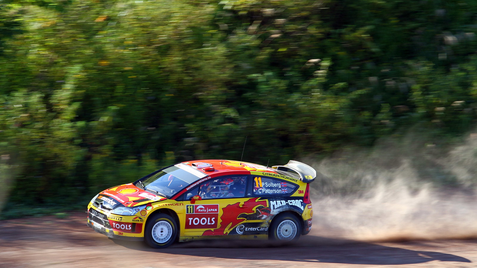 Petter Solberg (NOR) Chris Patterson (GBR), Citroen C4 WRC, Petter Solberg Rallying
