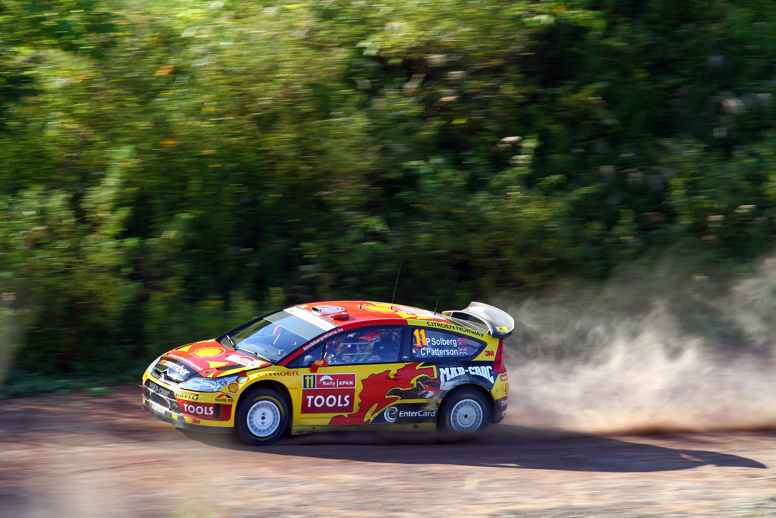 Petter Solberg (NOR) Chris Patterson (GBR), Citroen C4 WRC, Petter Solberg Rallying