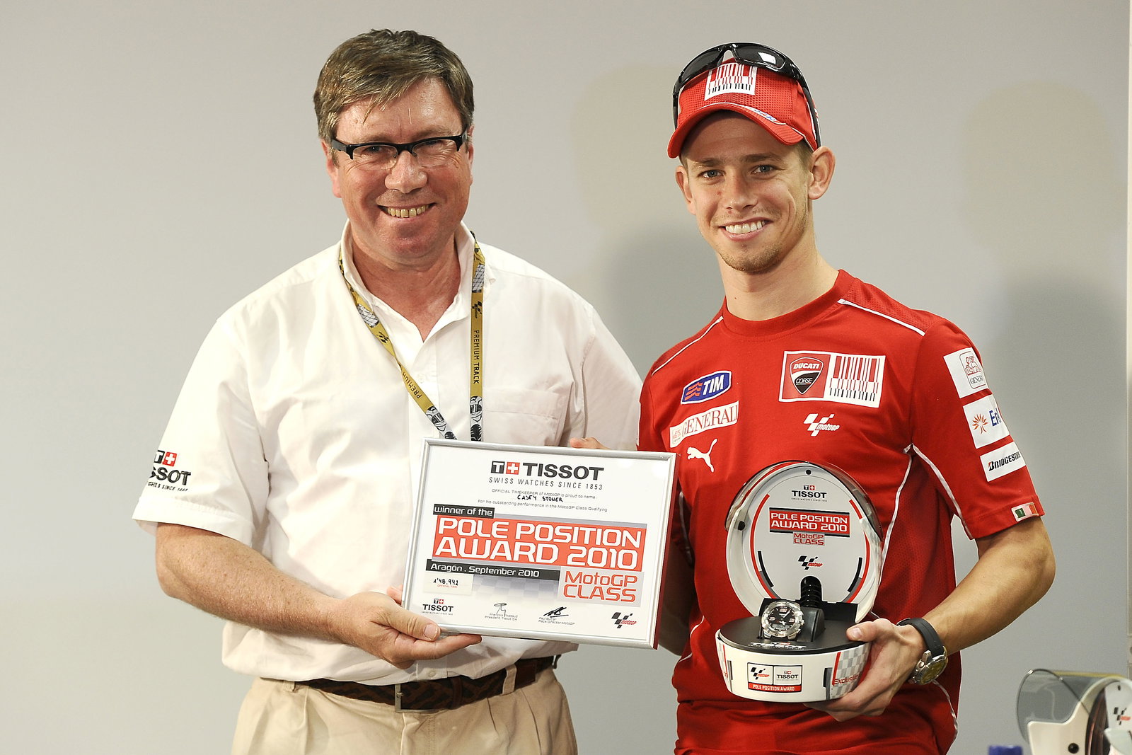 Stoner, Tissot Pole position Watch, Aragon MotoGP 2010