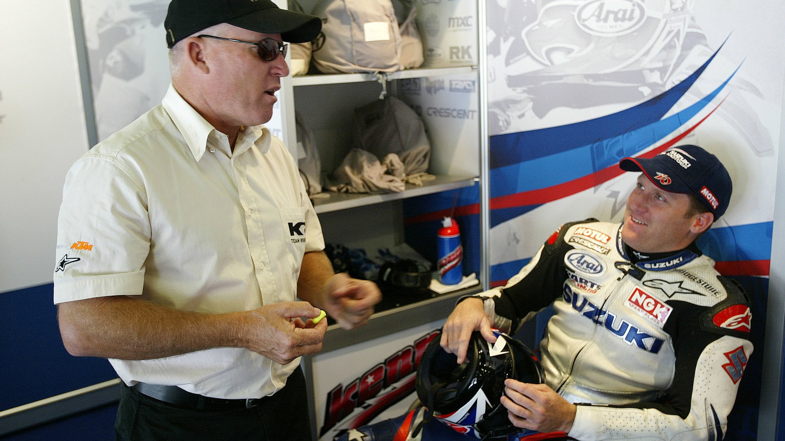 Roberts Snr and Jnr, Catalunya MotoGP 2005