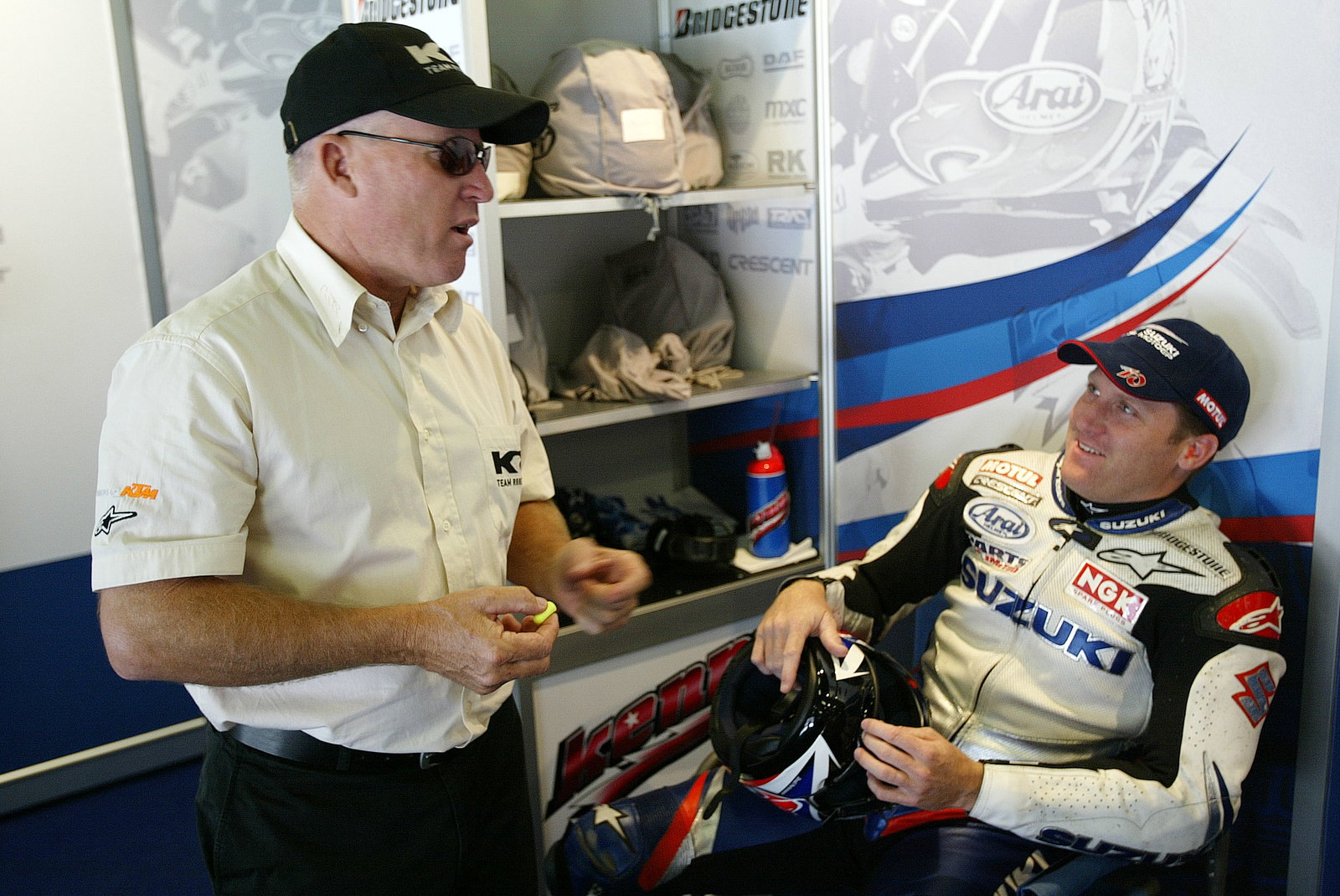 Roberts Snr and Jnr, Catalunya MotoGP 2005